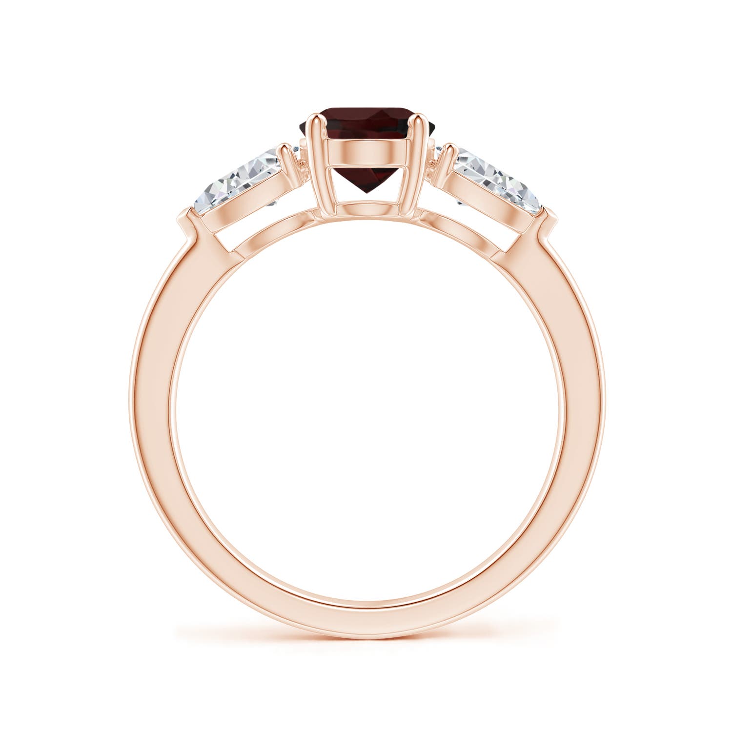 A - Garnet / 2.25 CT / 14 KT Rose Gold