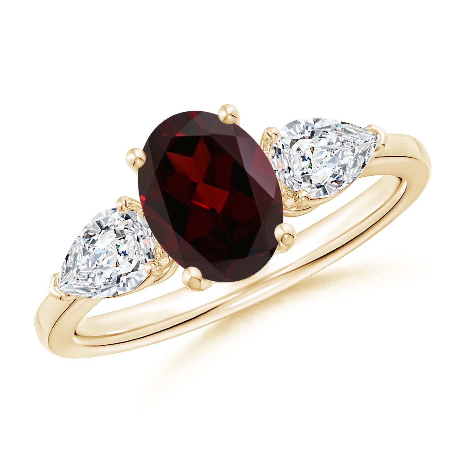 A - Garnet / 2.25 CT / 14 KT Yellow Gold