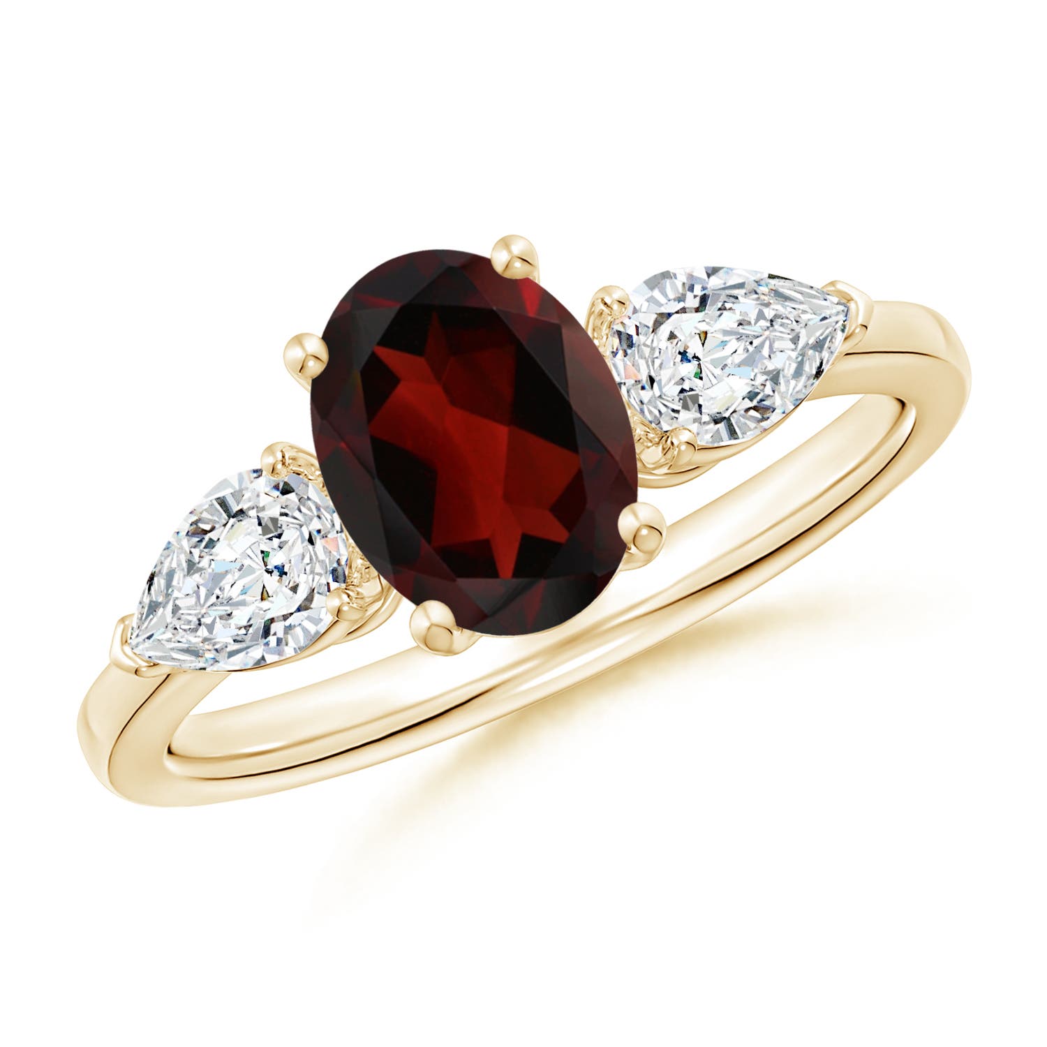 AA - Garnet / 2.25 CT / 14 KT Yellow Gold