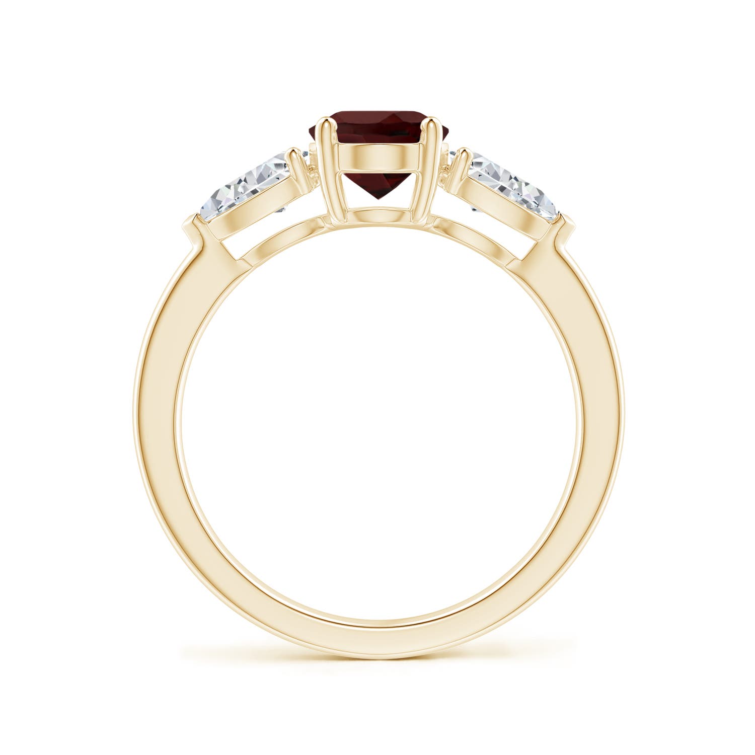 AA - Garnet / 2.25 CT / 14 KT Yellow Gold