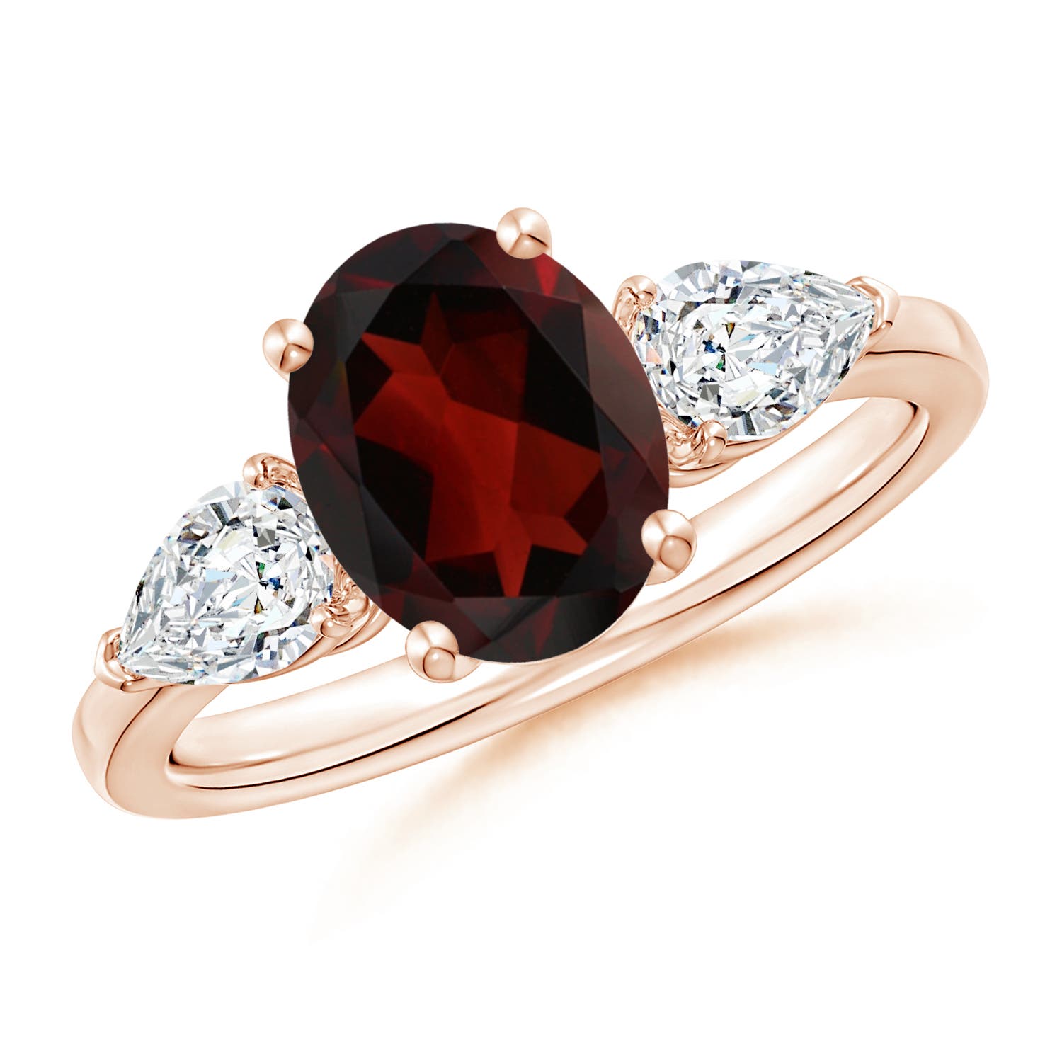 AA - Garnet / 2.8 CT / 14 KT Rose Gold