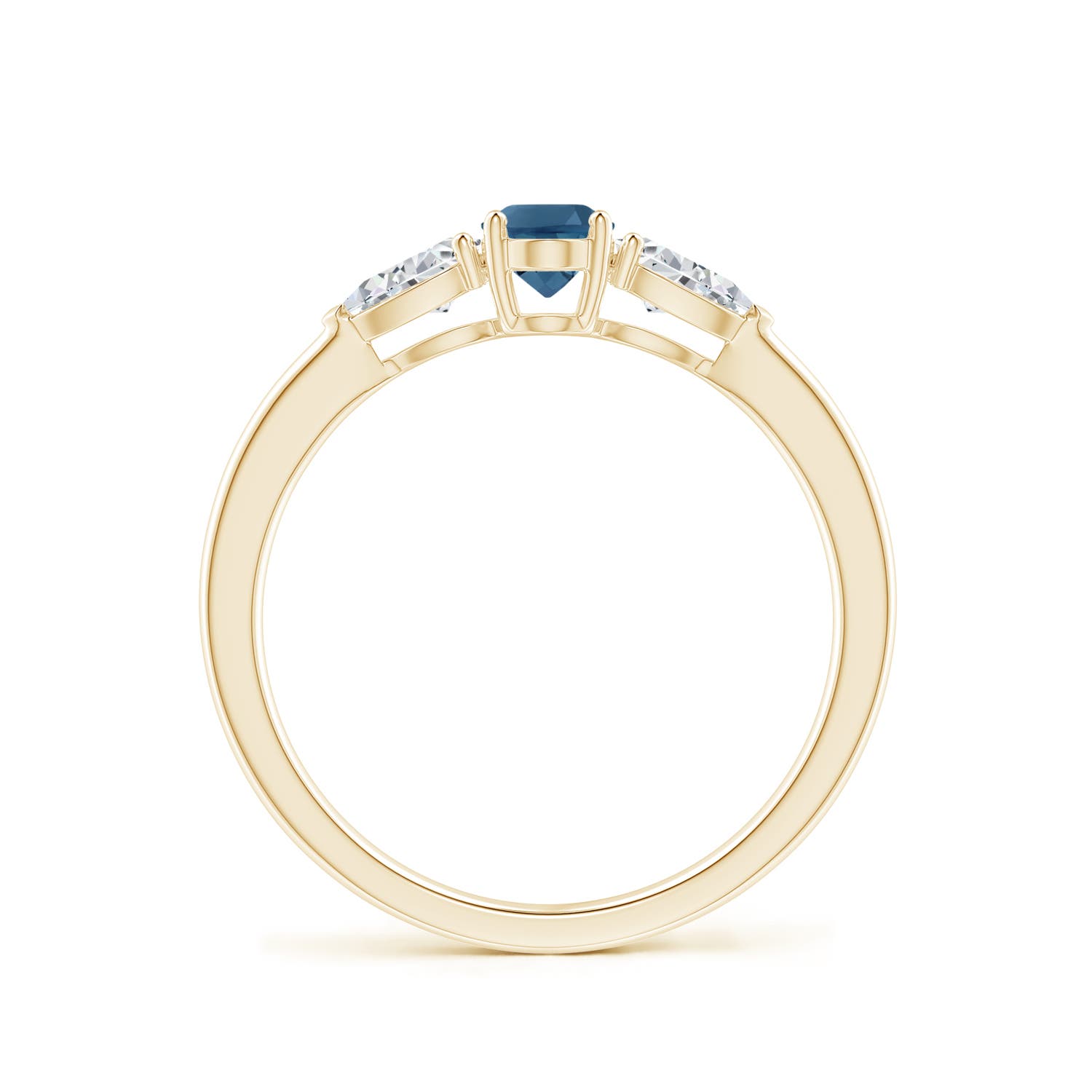 AA - London Blue Topaz / 0.94 CT / 14 KT Yellow Gold