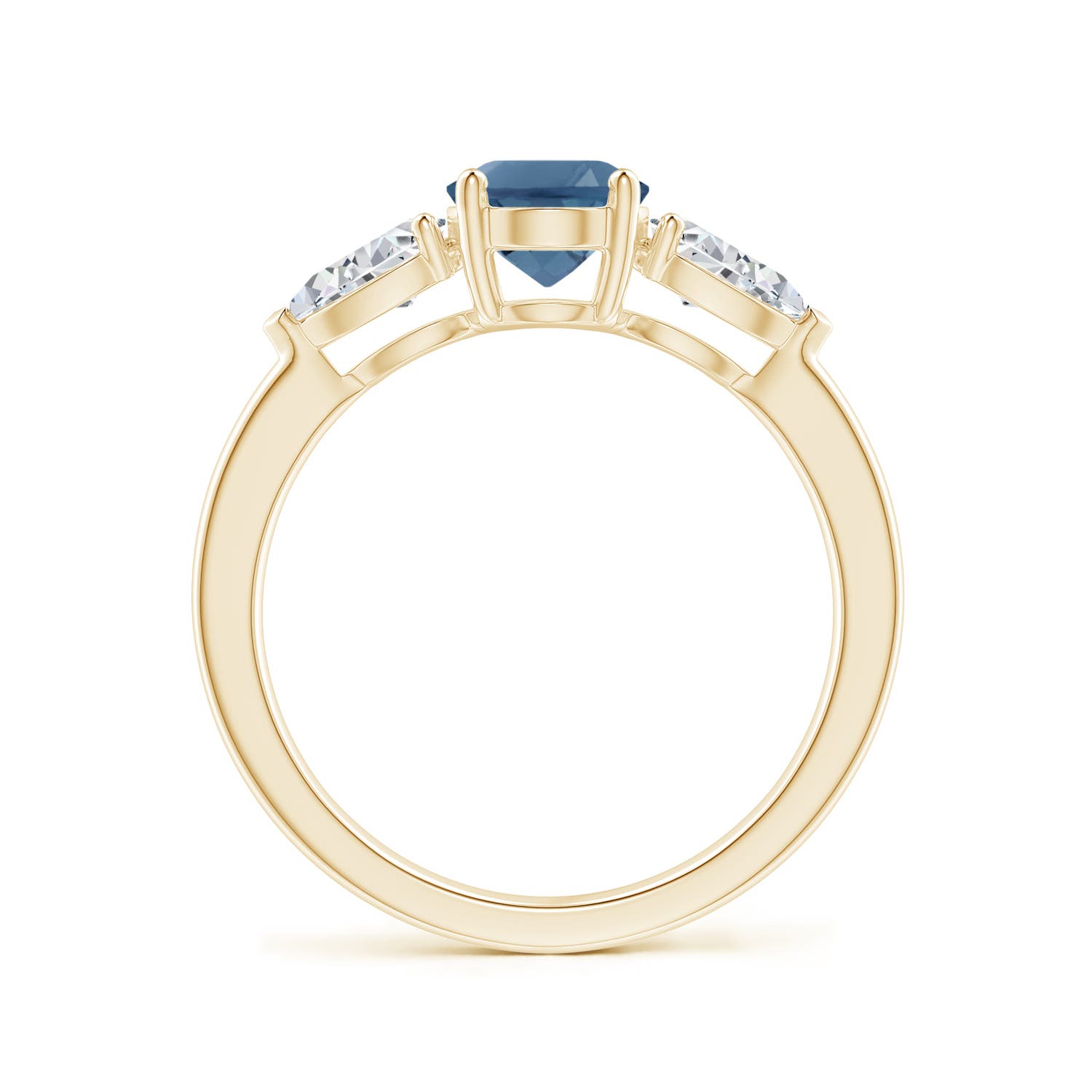 A - London Blue Topaz / 2.3 CT / 14 KT Yellow Gold