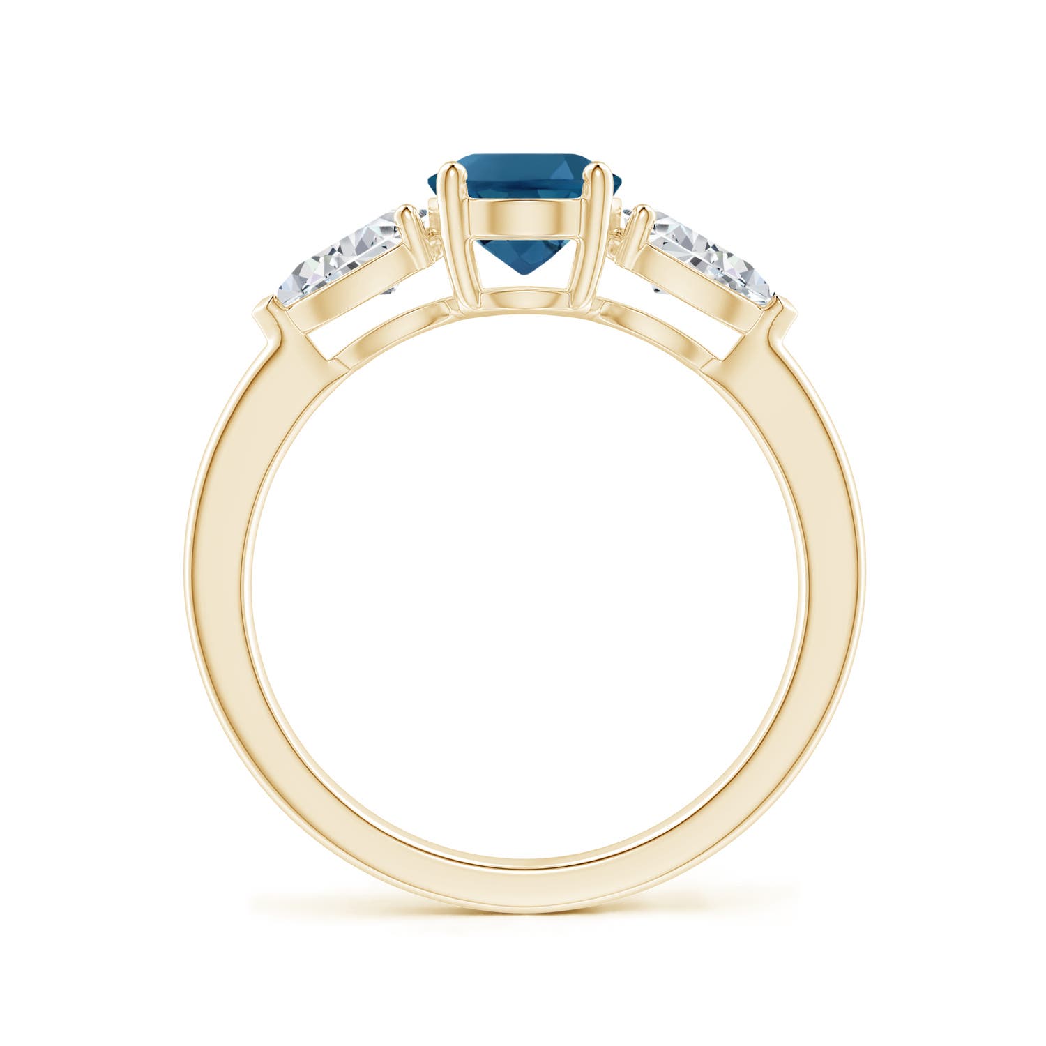 AAA - London Blue Topaz / 2.3 CT / 14 KT Yellow Gold