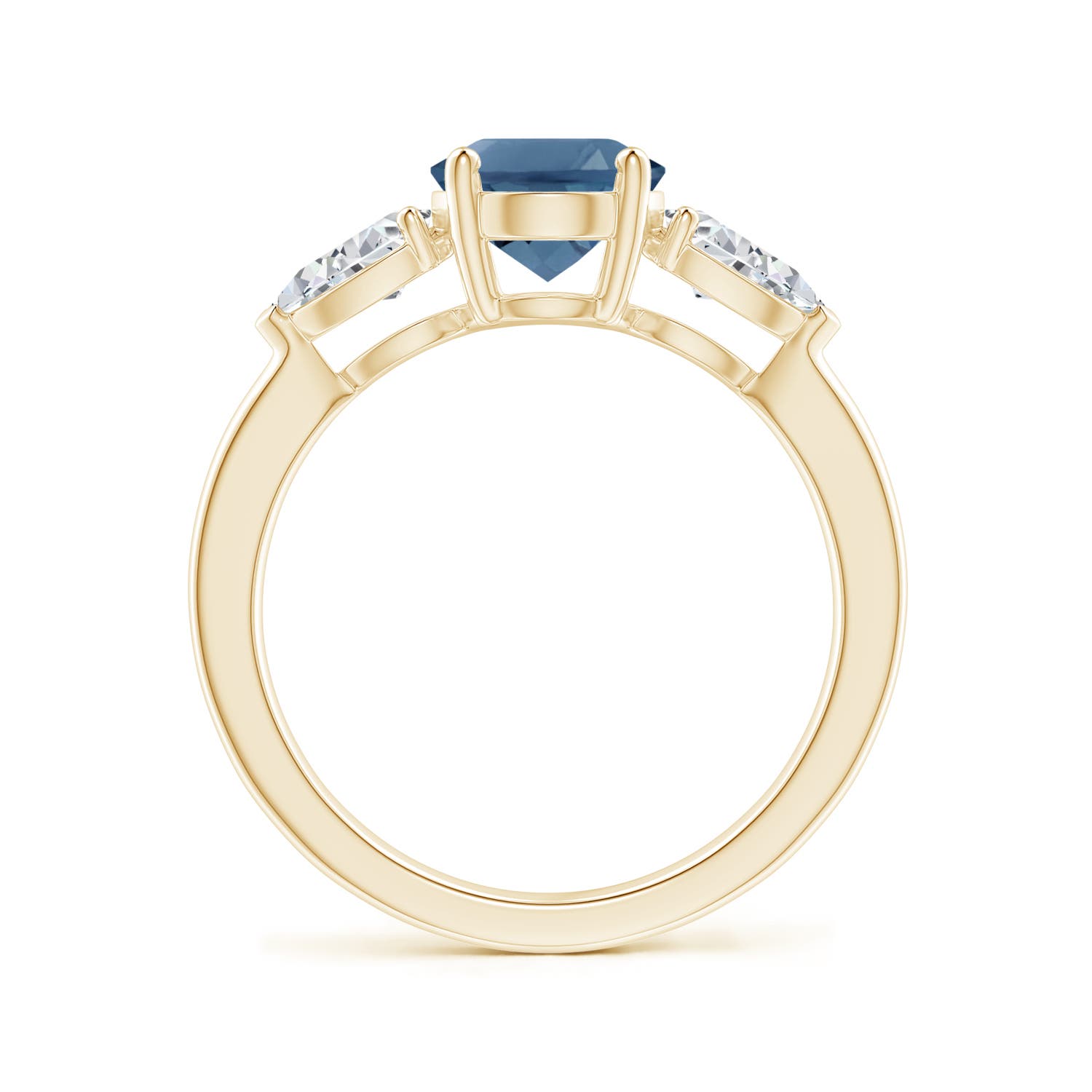 A - London Blue Topaz / 3.05 CT / 14 KT Yellow Gold