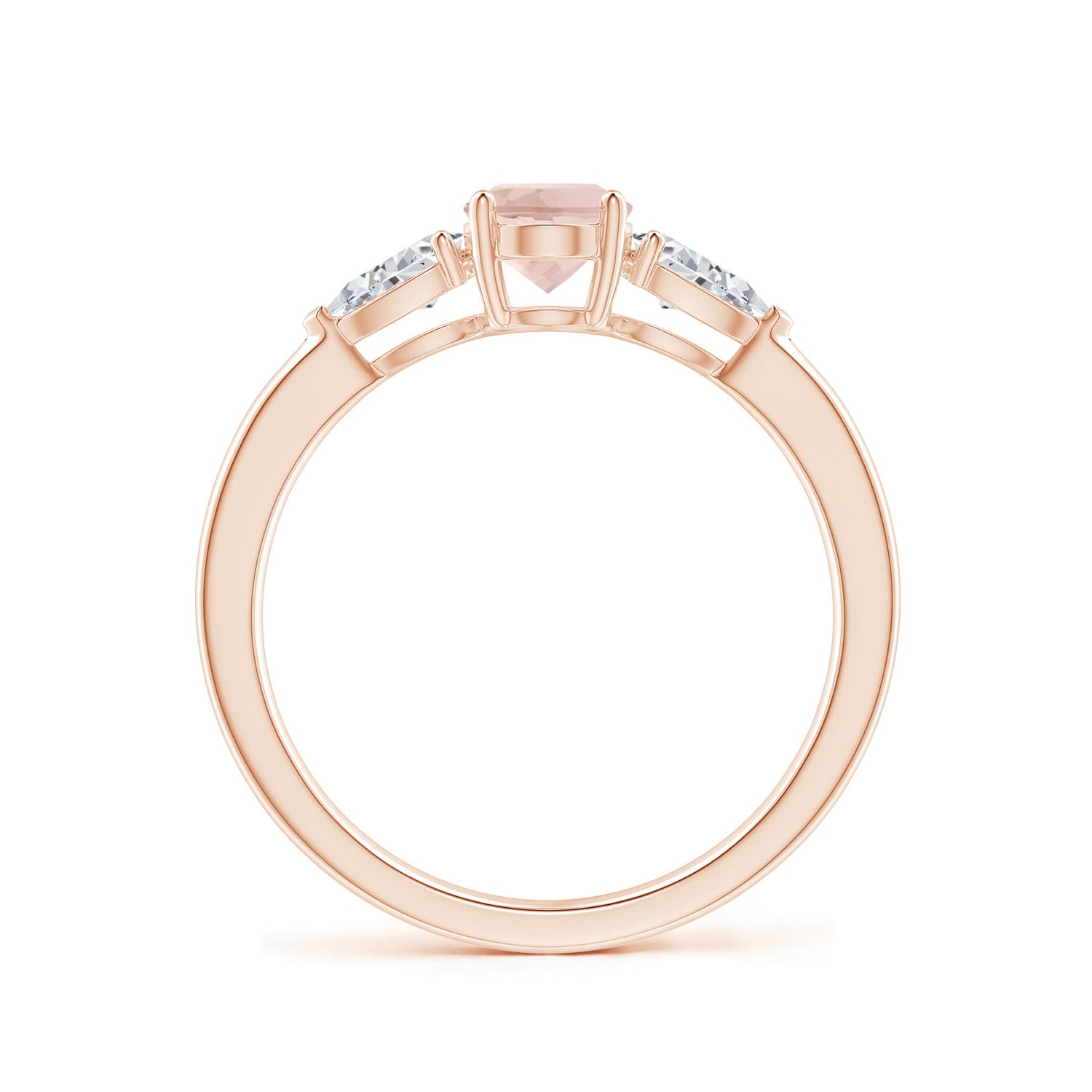 AAA - Morganite / 1.1 CT / 14 KT Rose Gold