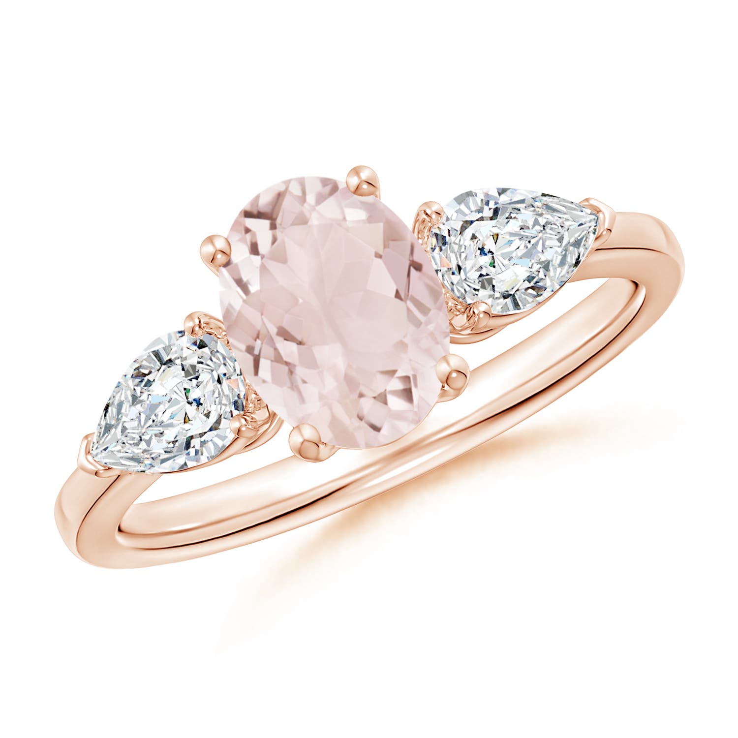 A - Morganite / 1.9 CT / 14 KT Rose Gold