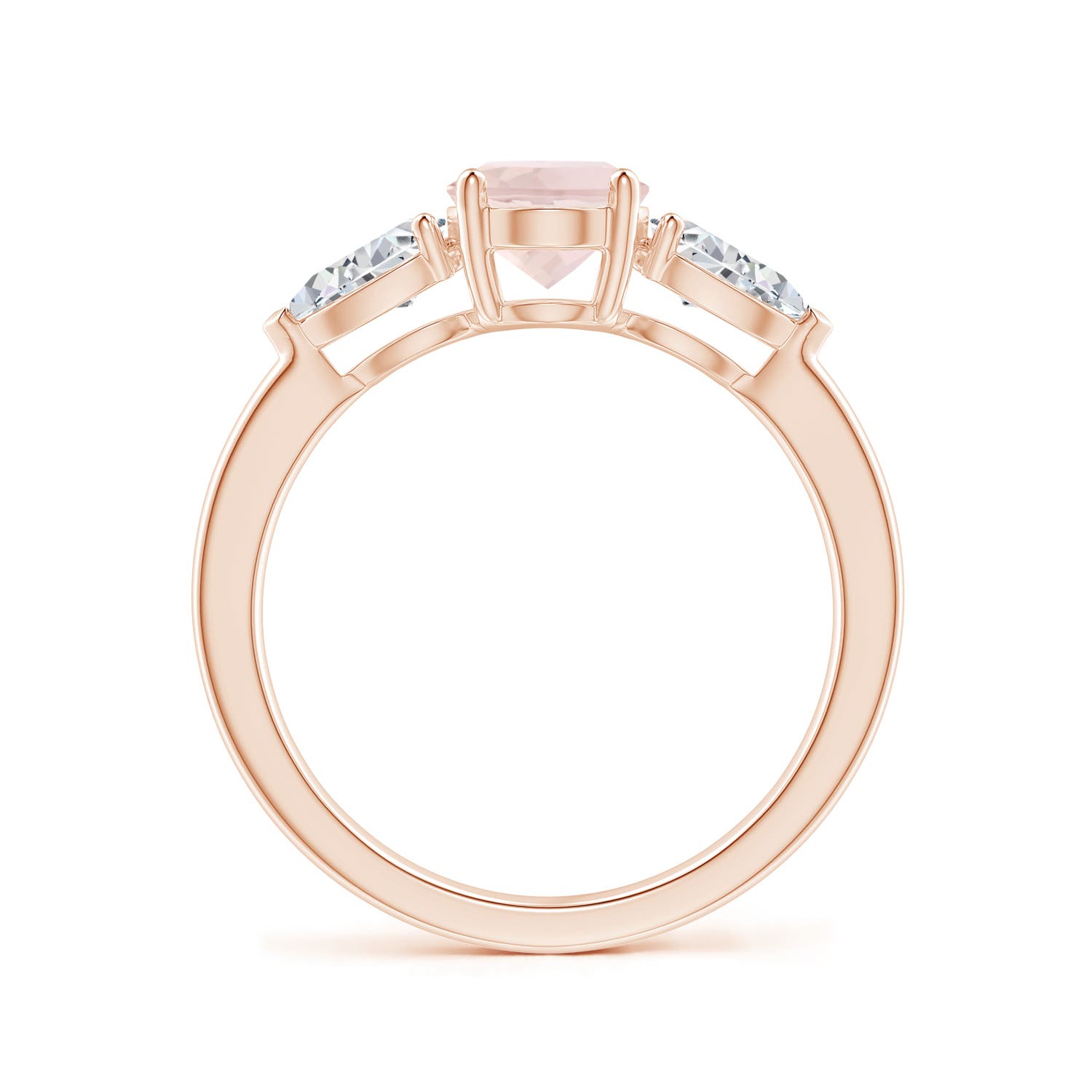 A - Morganite / 1.9 CT / 14 KT Rose Gold