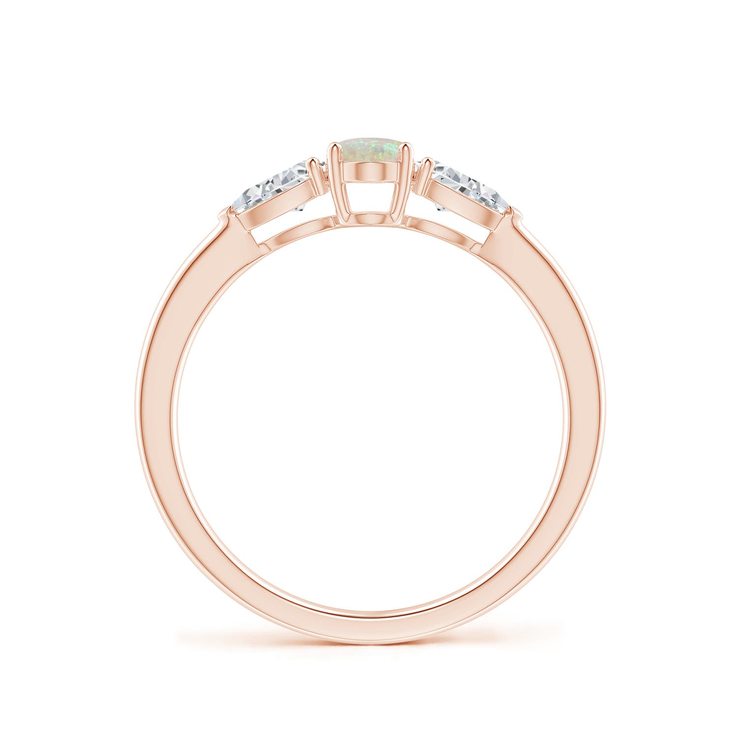 AAA - Opal / 0.68 CT / 14 KT Rose Gold