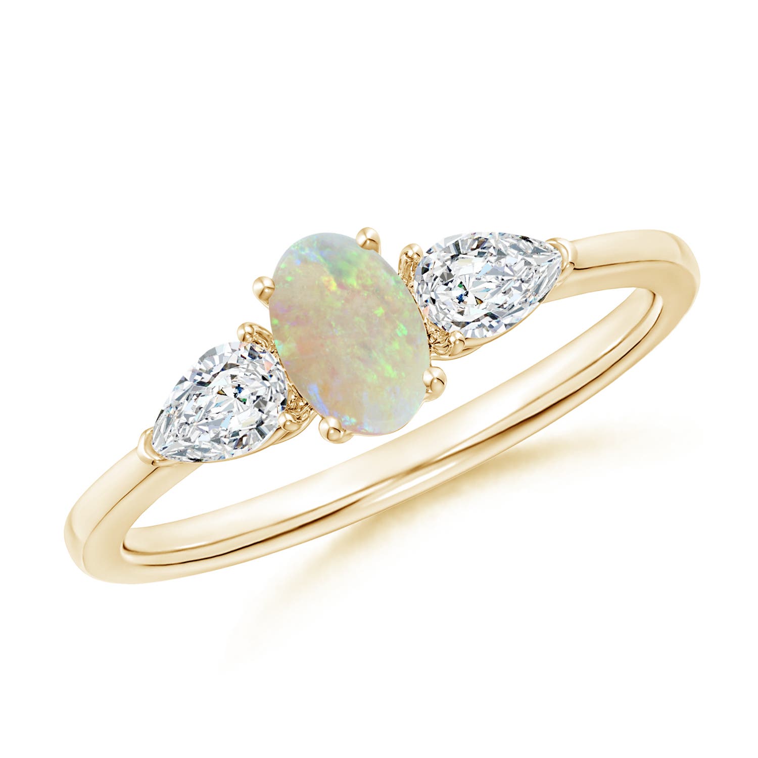 AAA - Opal / 0.68 CT / 14 KT Yellow Gold