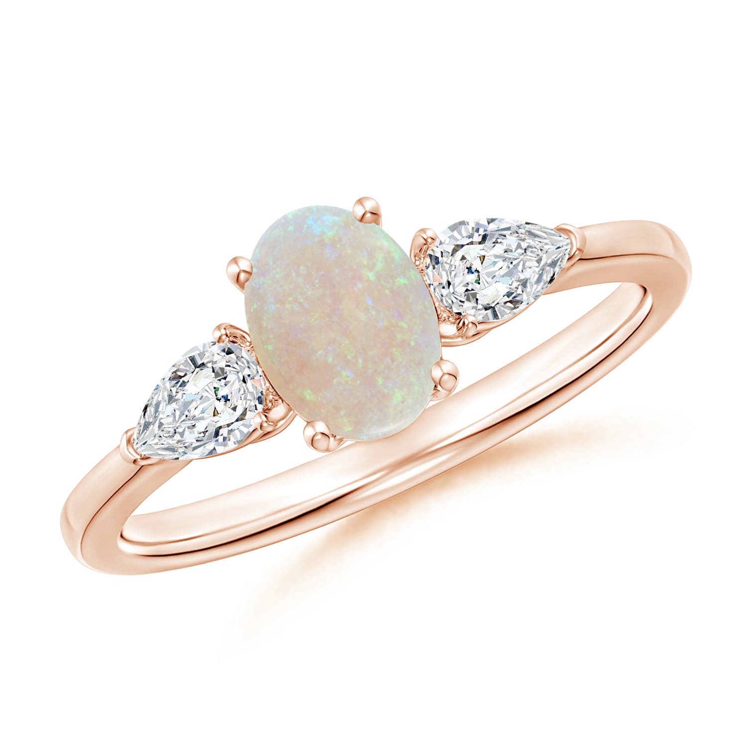 AA - Opal / 0.85 CT / 14 KT Rose Gold