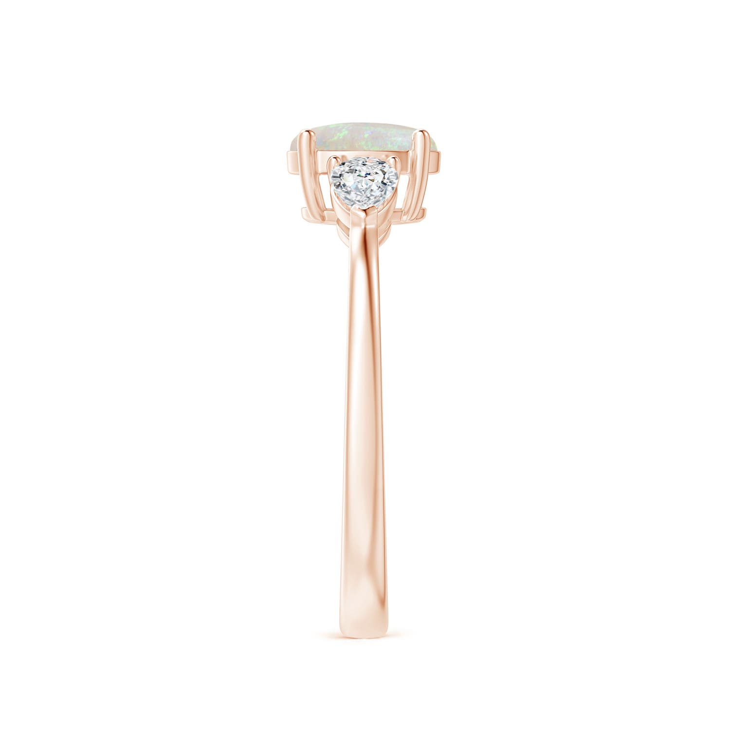 AA - Opal / 0.85 CT / 14 KT Rose Gold