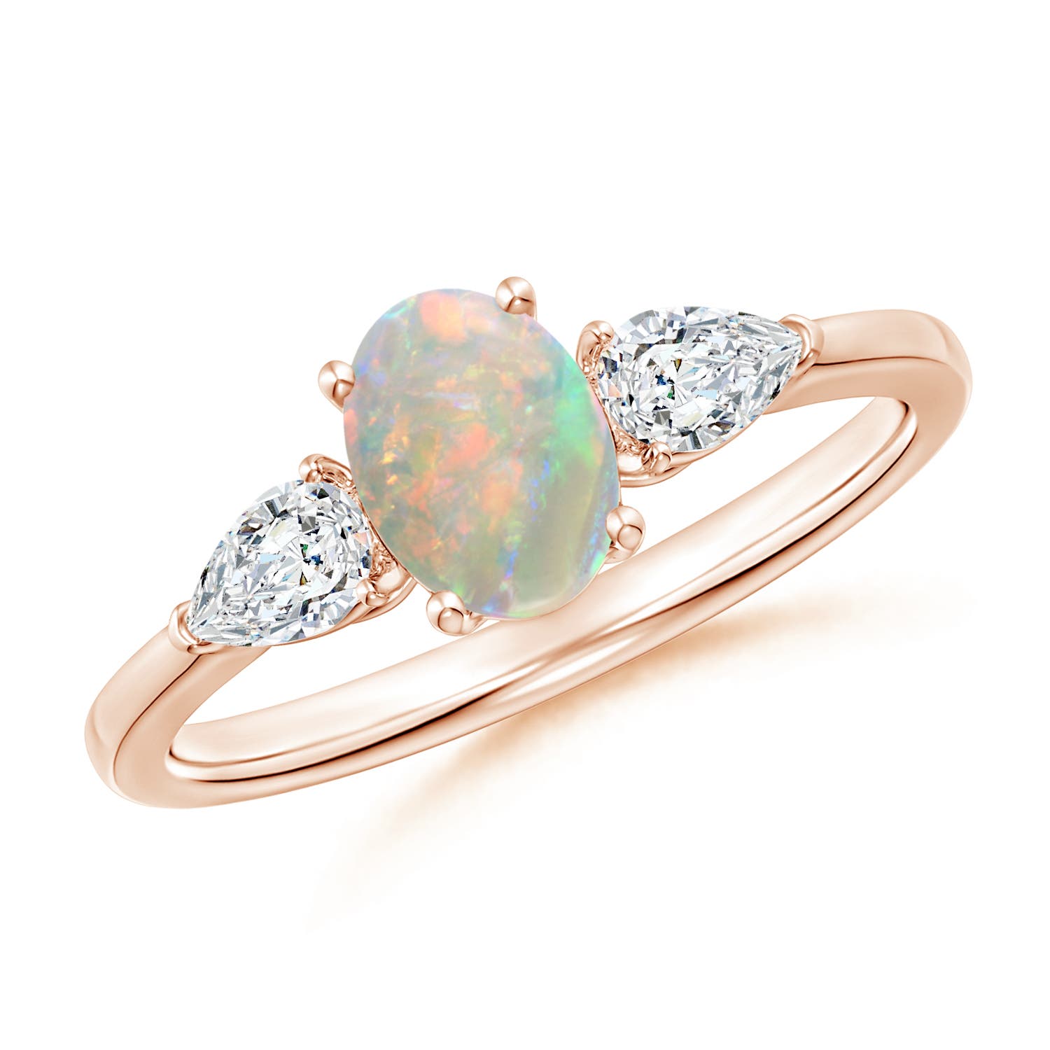 AAAA - Opal / 0.85 CT / 14 KT Rose Gold