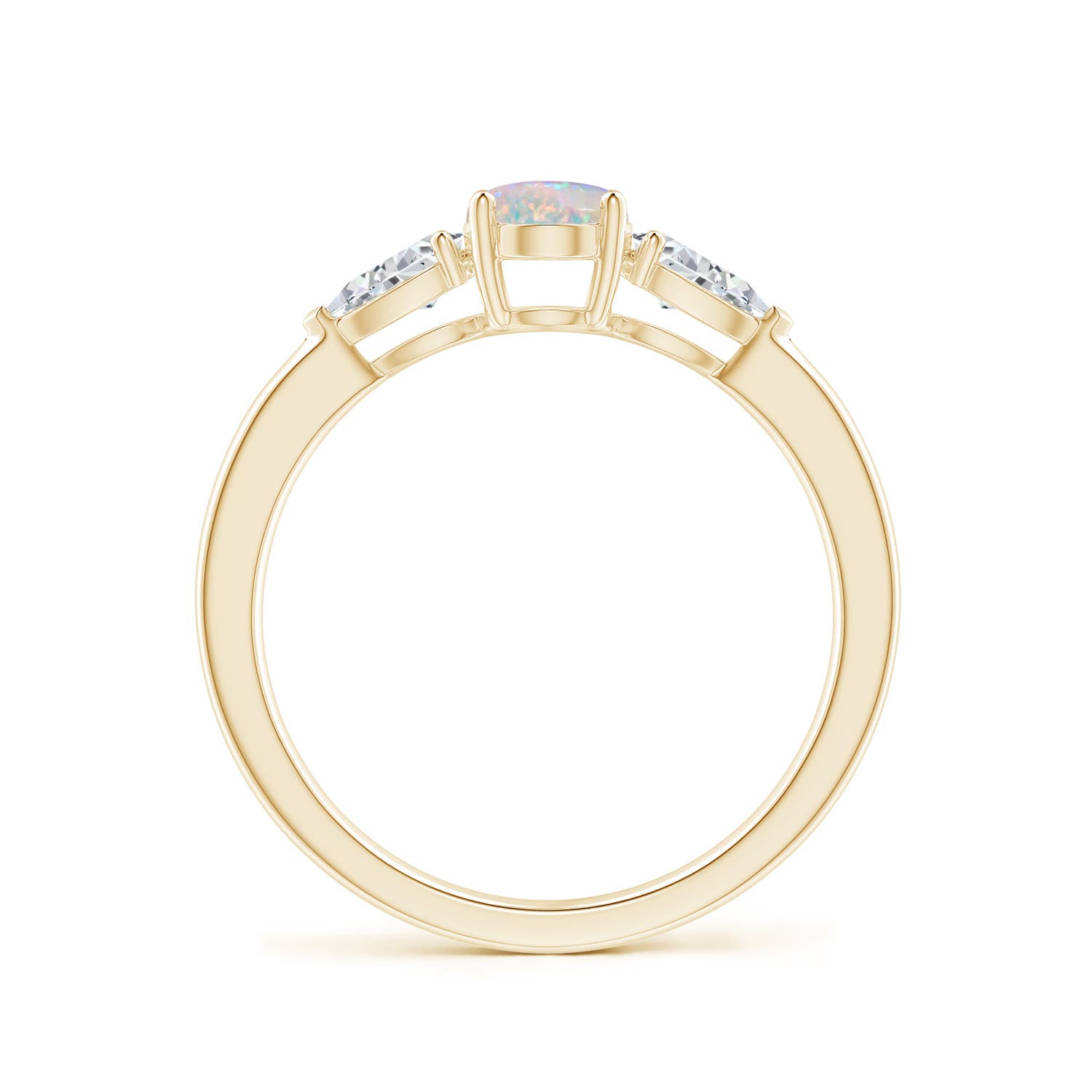 AAAA - Opal / 0.85 CT / 14 KT Yellow Gold