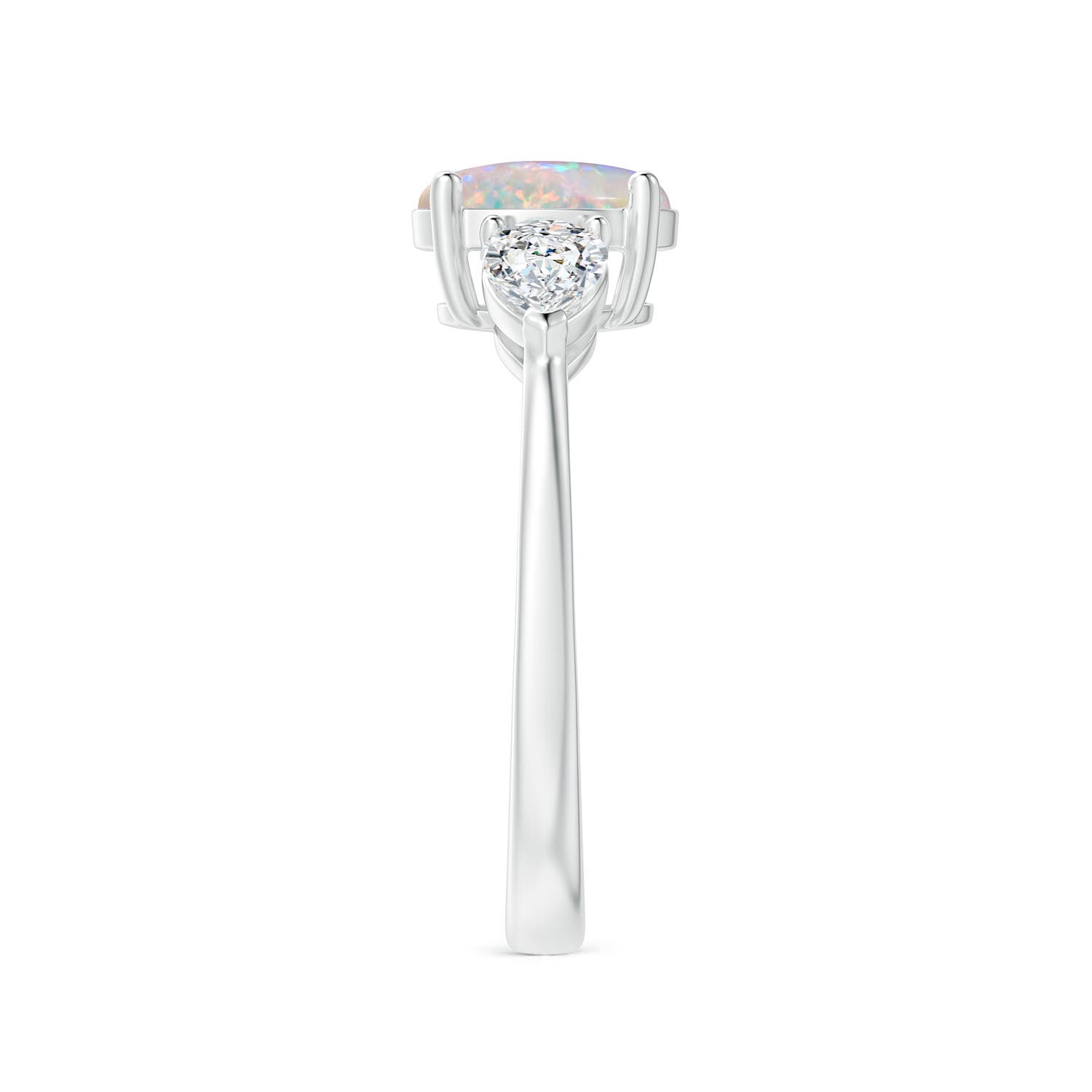 AAAA - Opal / 1.6 CT / 14 KT White Gold