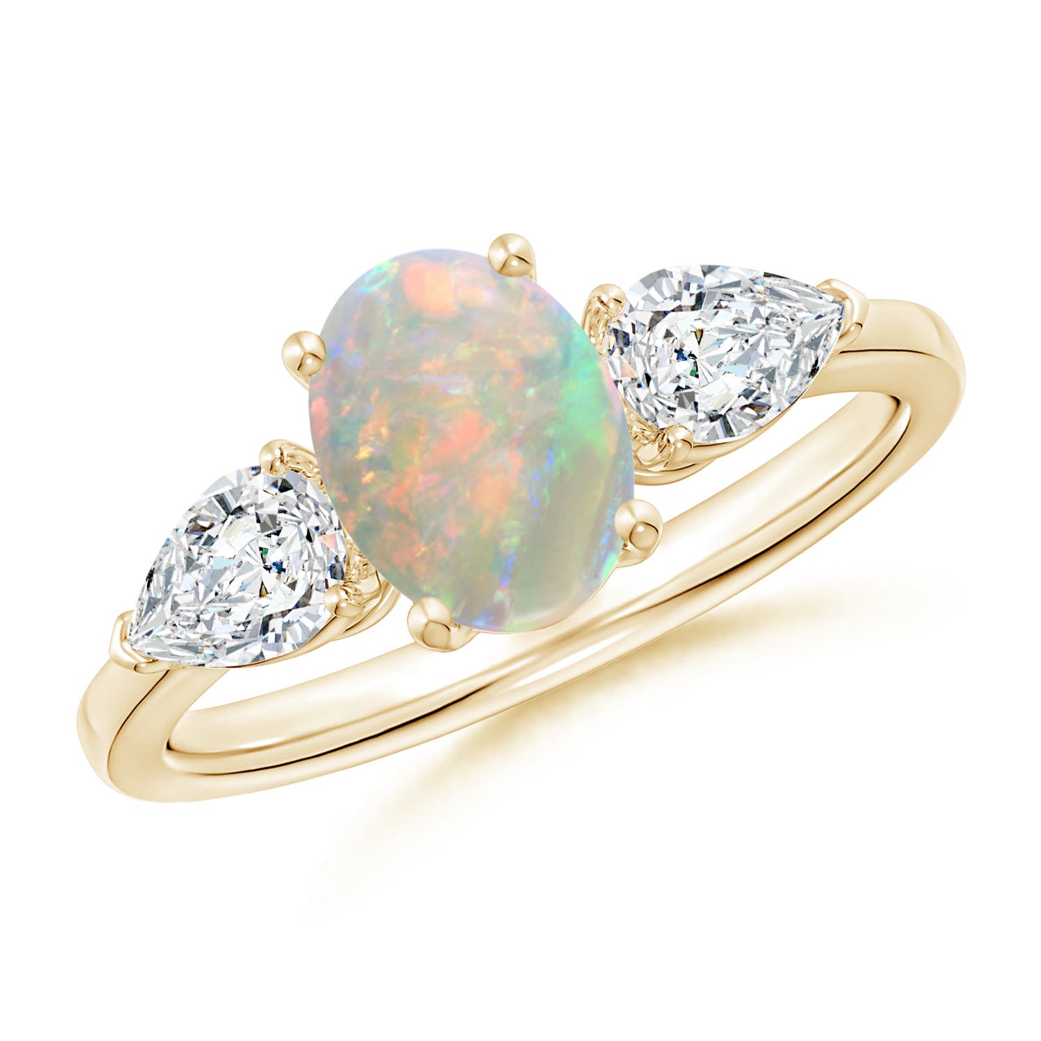 AAAA - Opal / 1.6 CT / 14 KT Yellow Gold