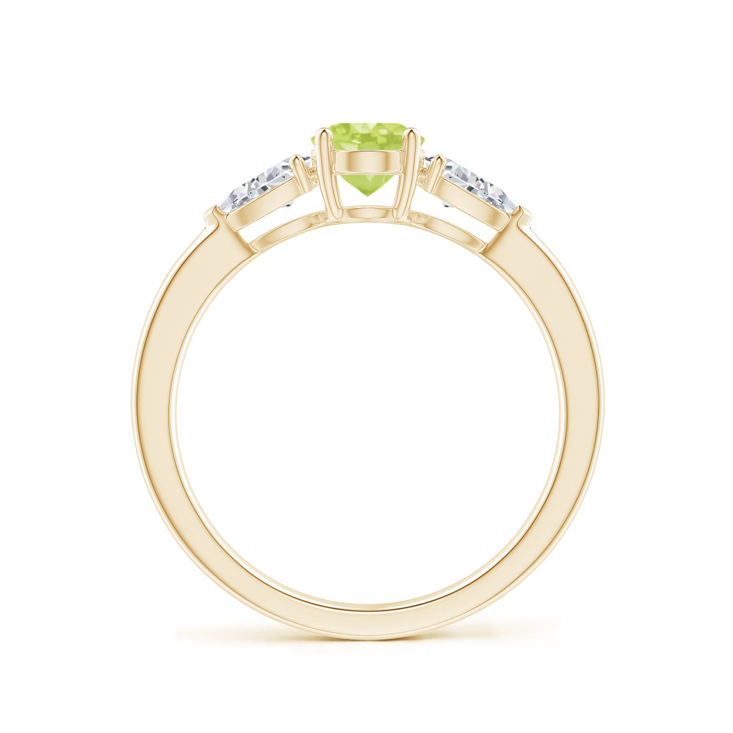 A - Peridot / 1.25 CT / 14 KT Yellow Gold