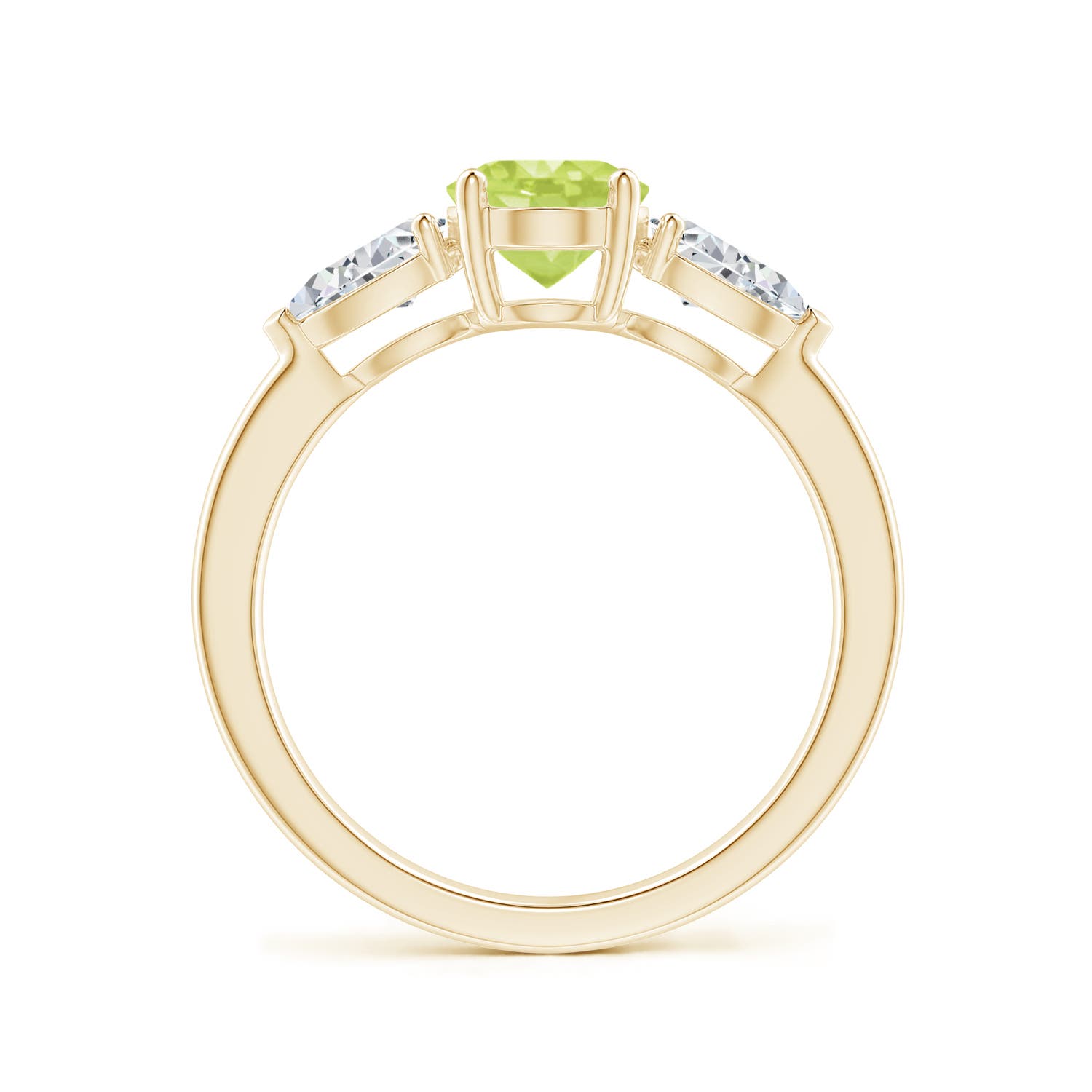 A - Peridot / 2.15 CT / 14 KT Yellow Gold