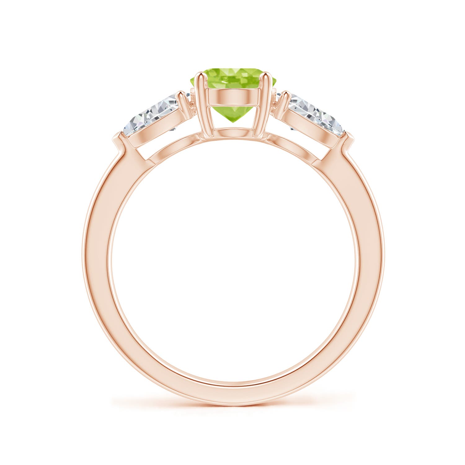 AA - Peridot / 2.15 CT / 14 KT Rose Gold