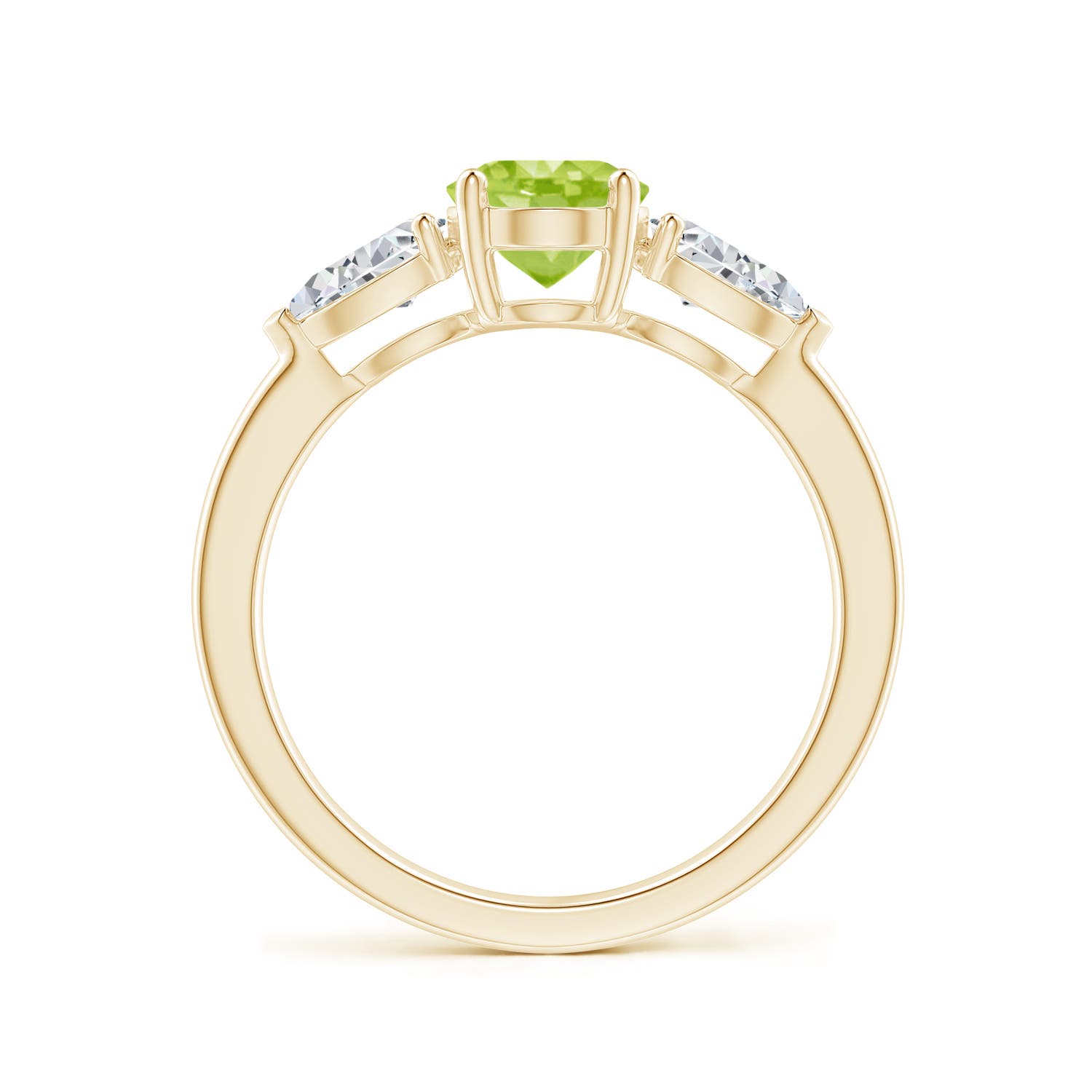 AA - Peridot / 2.15 CT / 14 KT Yellow Gold