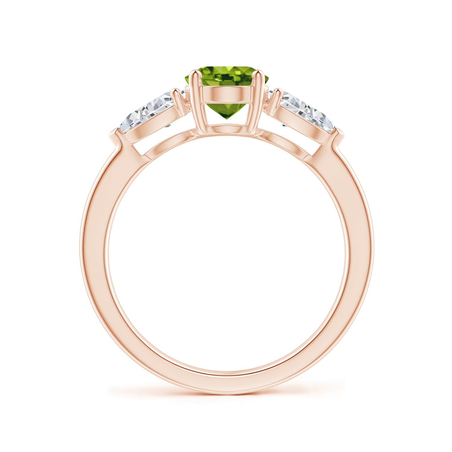 AAAA - Peridot / 2.15 CT / 14 KT Rose Gold