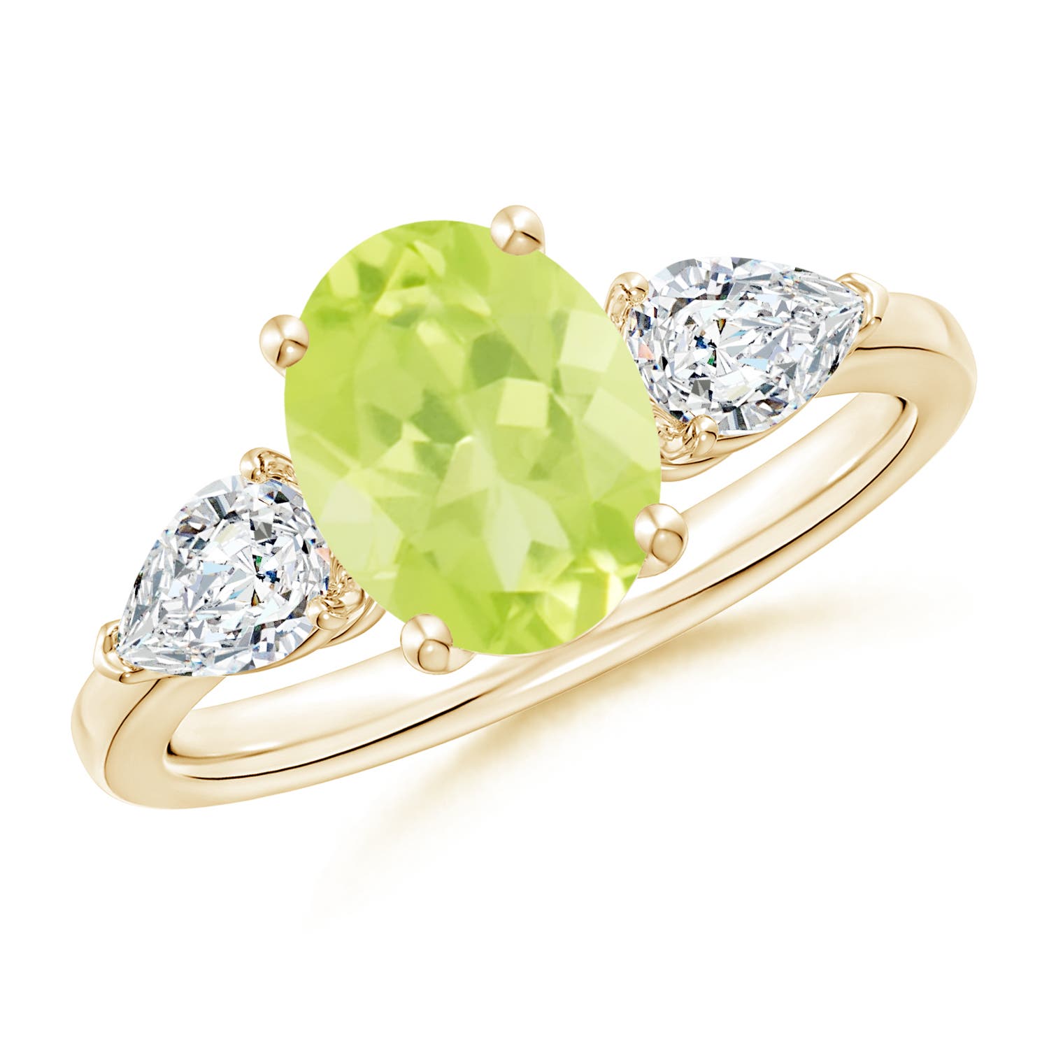 A - Peridot / 2.7 CT / 14 KT Yellow Gold