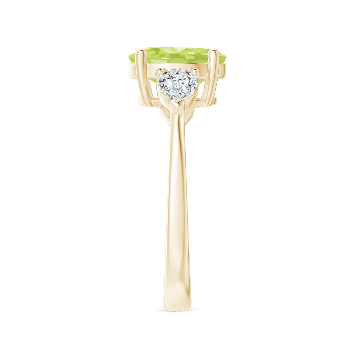 A - Peridot / 2.7 CT / 14 KT Yellow Gold