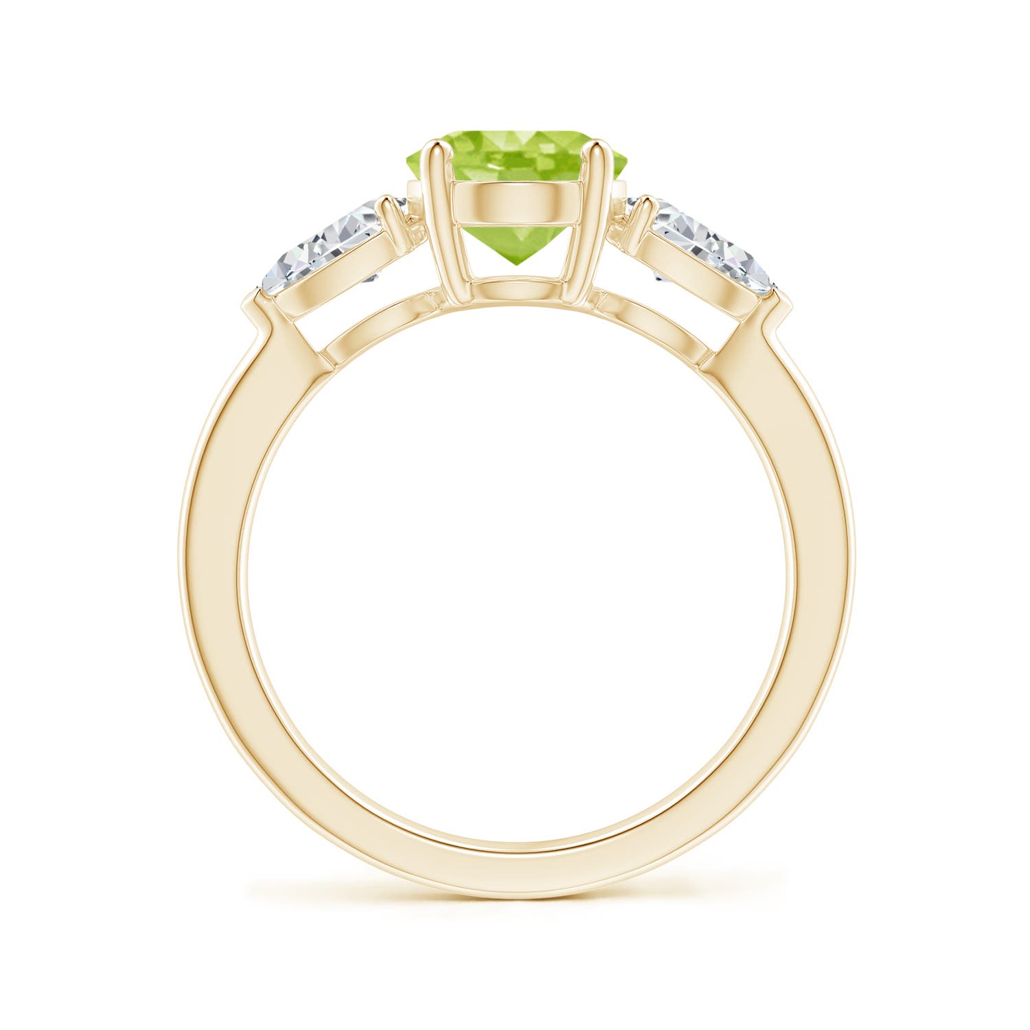 AA - Peridot / 2.7 CT / 14 KT Yellow Gold