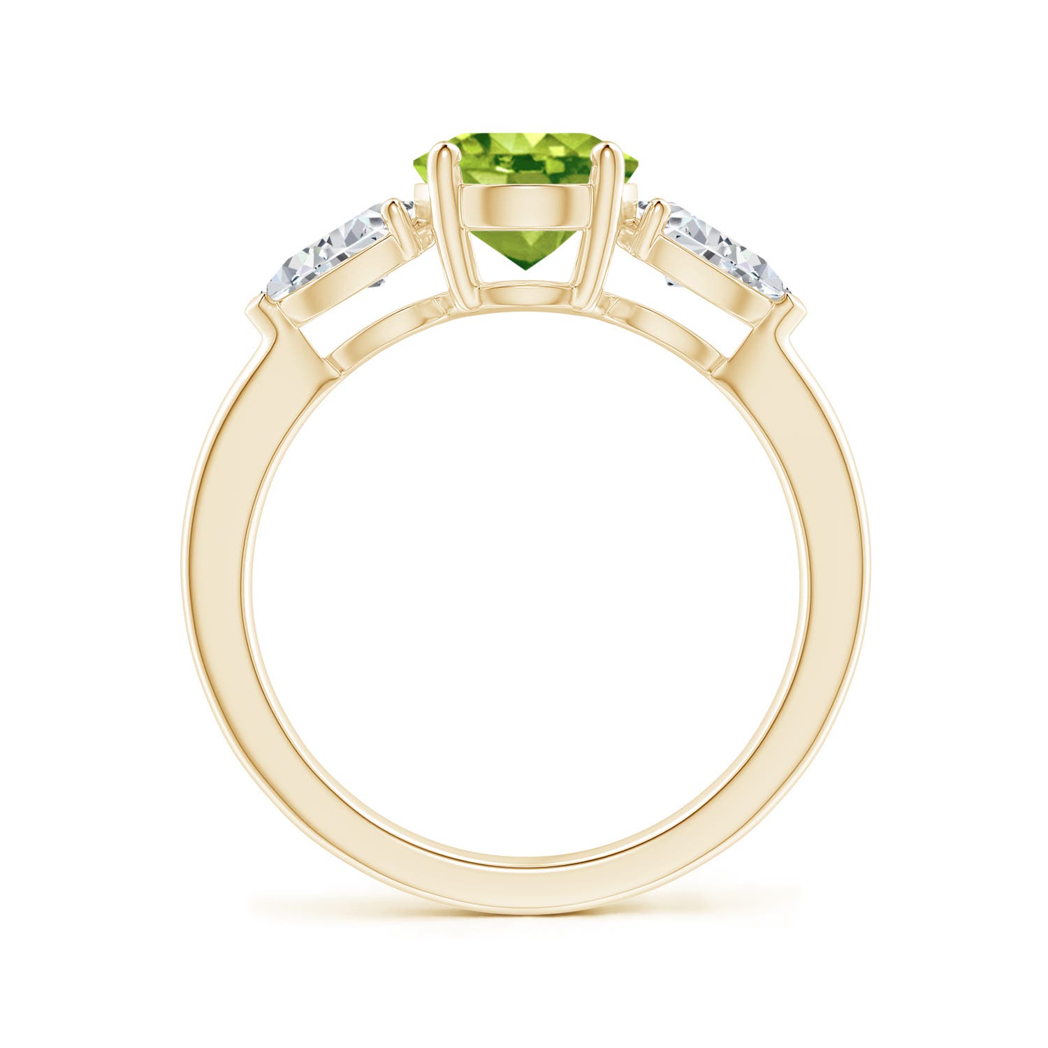 AAA - Peridot / 2.7 CT / 14 KT Yellow Gold