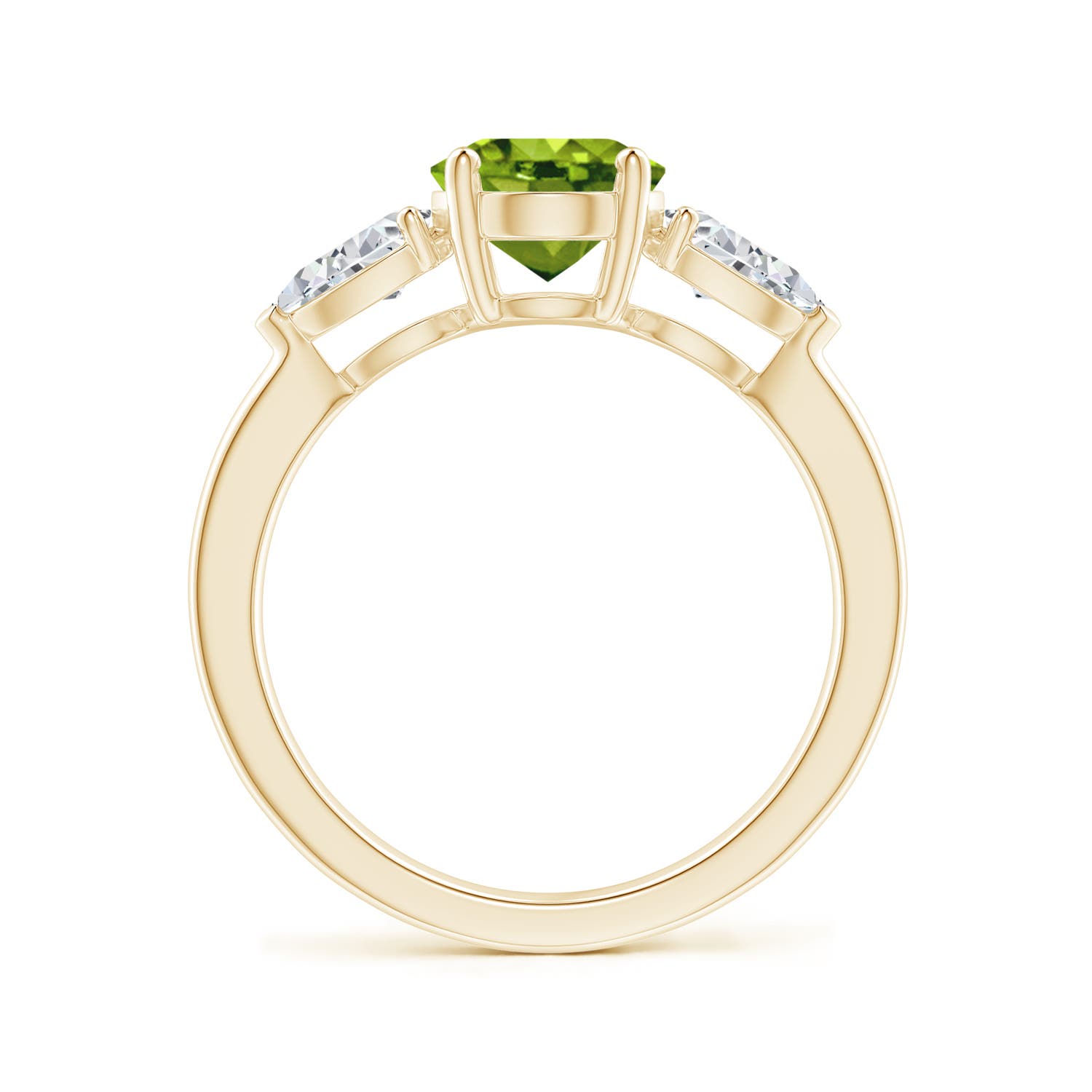 AAAA - Peridot / 2.7 CT / 14 KT Yellow Gold