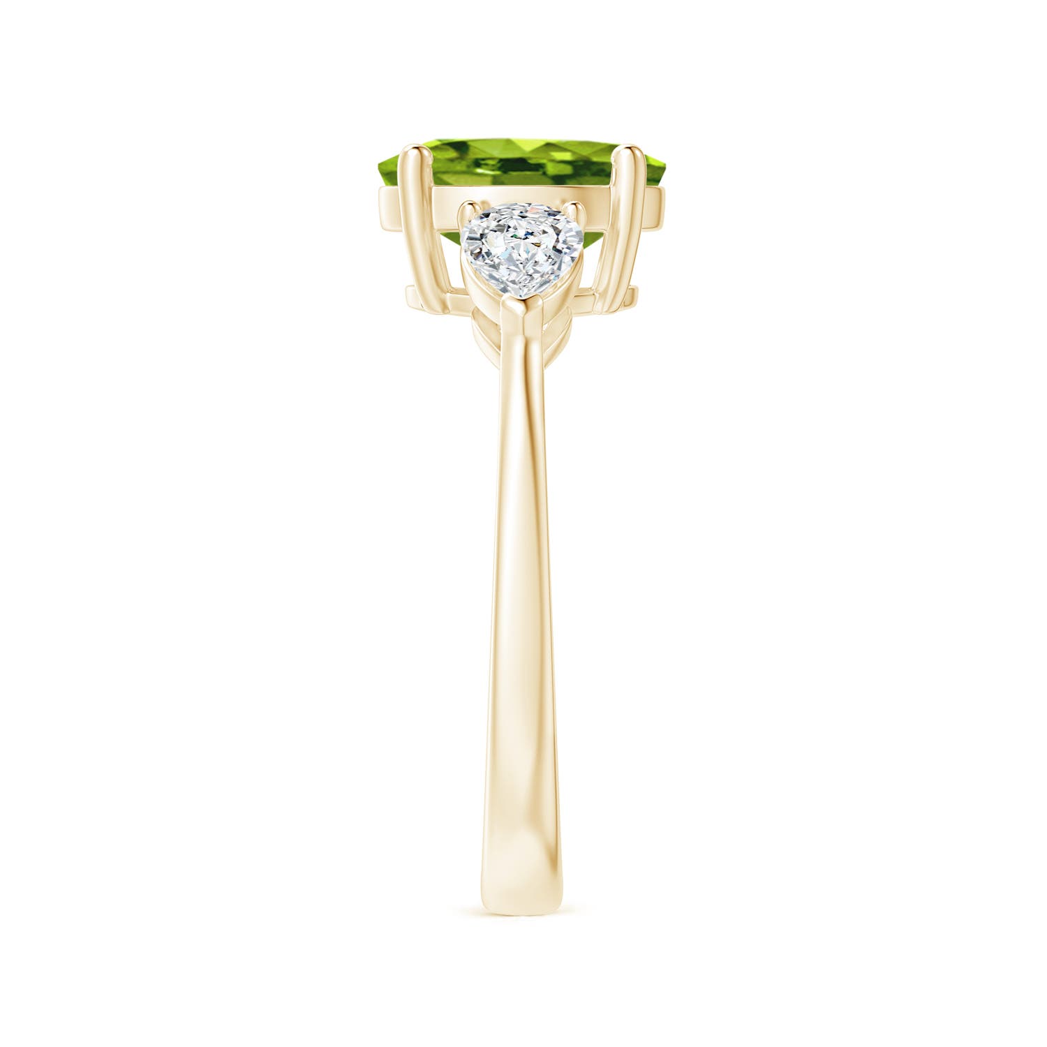 AAAA - Peridot / 2.7 CT / 14 KT Yellow Gold