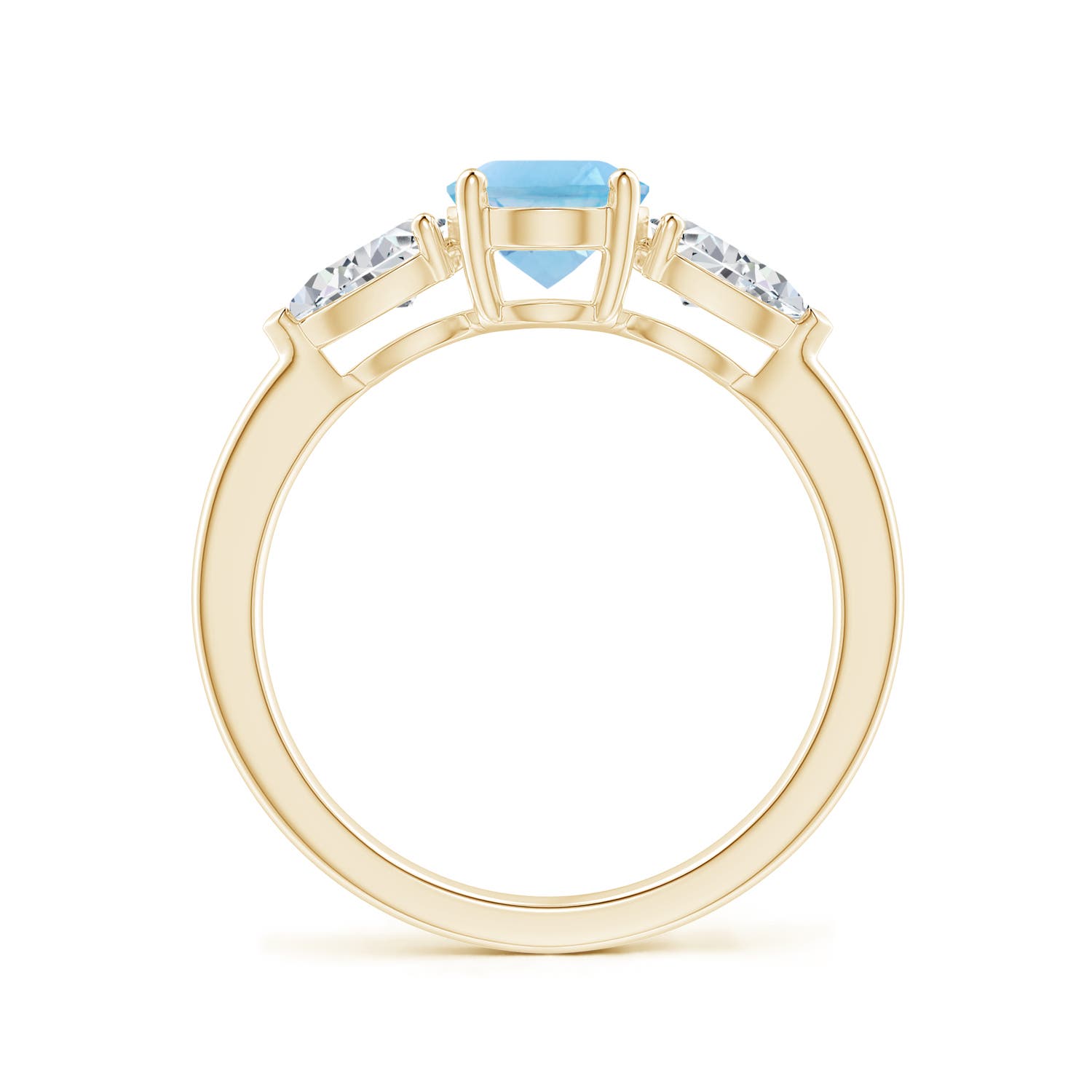 A - Swiss Blue Topaz / 2.3 CT / 14 KT Yellow Gold