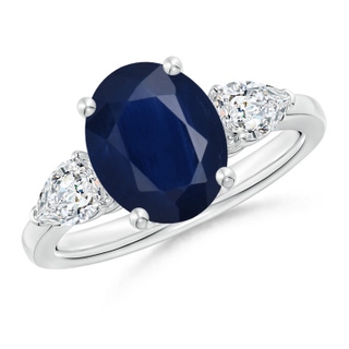 Oval A Blue Sapphire