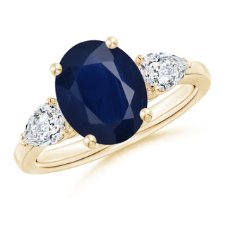 Oval A Blue Sapphire