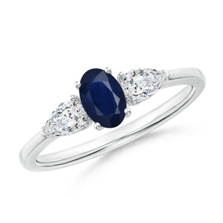 Oval A Blue Sapphire