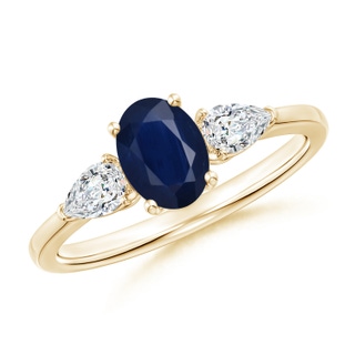 Oval A Blue Sapphire