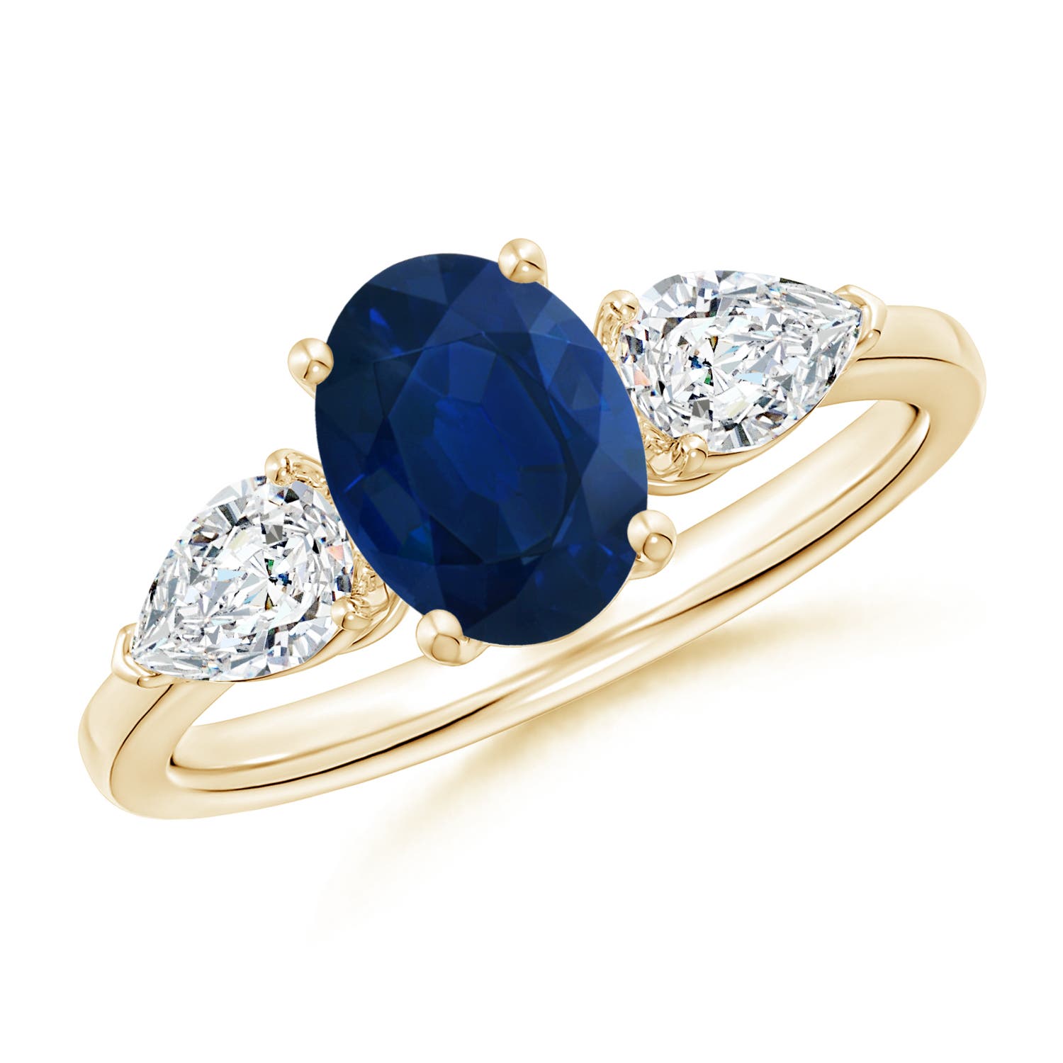 AA - Blue Sapphire / 2.35 CT / 14 KT Yellow Gold