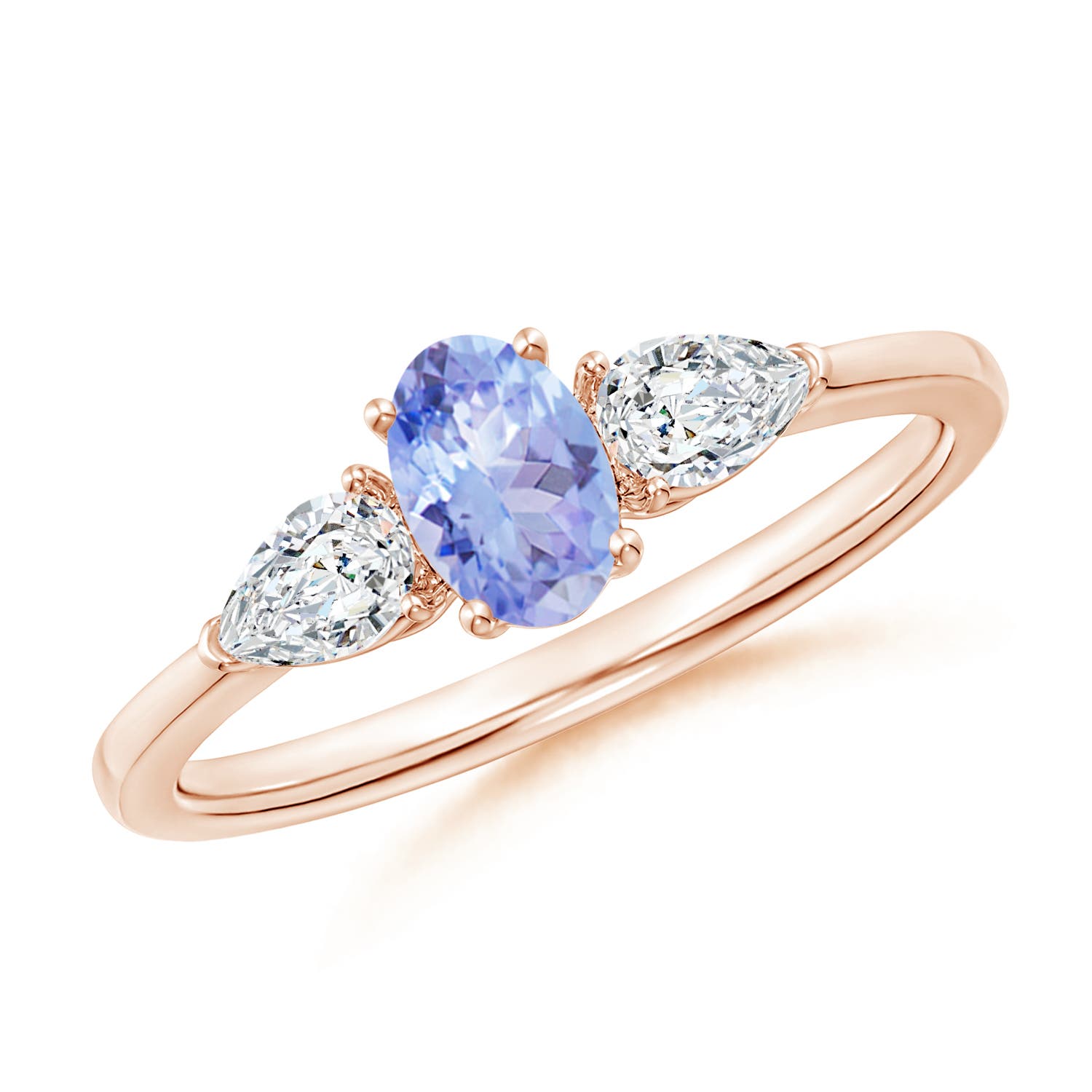 AA - Tanzanite / 0.85 CT / 14 KT Rose Gold