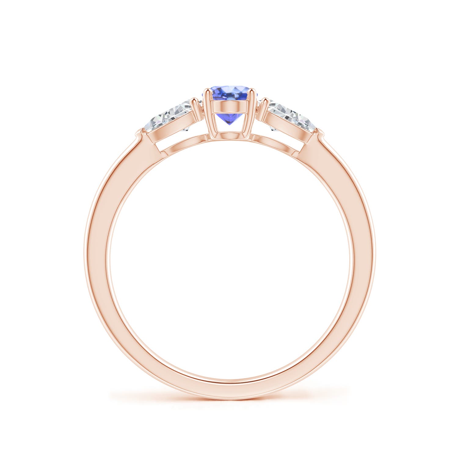 AA - Tanzanite / 0.85 CT / 14 KT Rose Gold