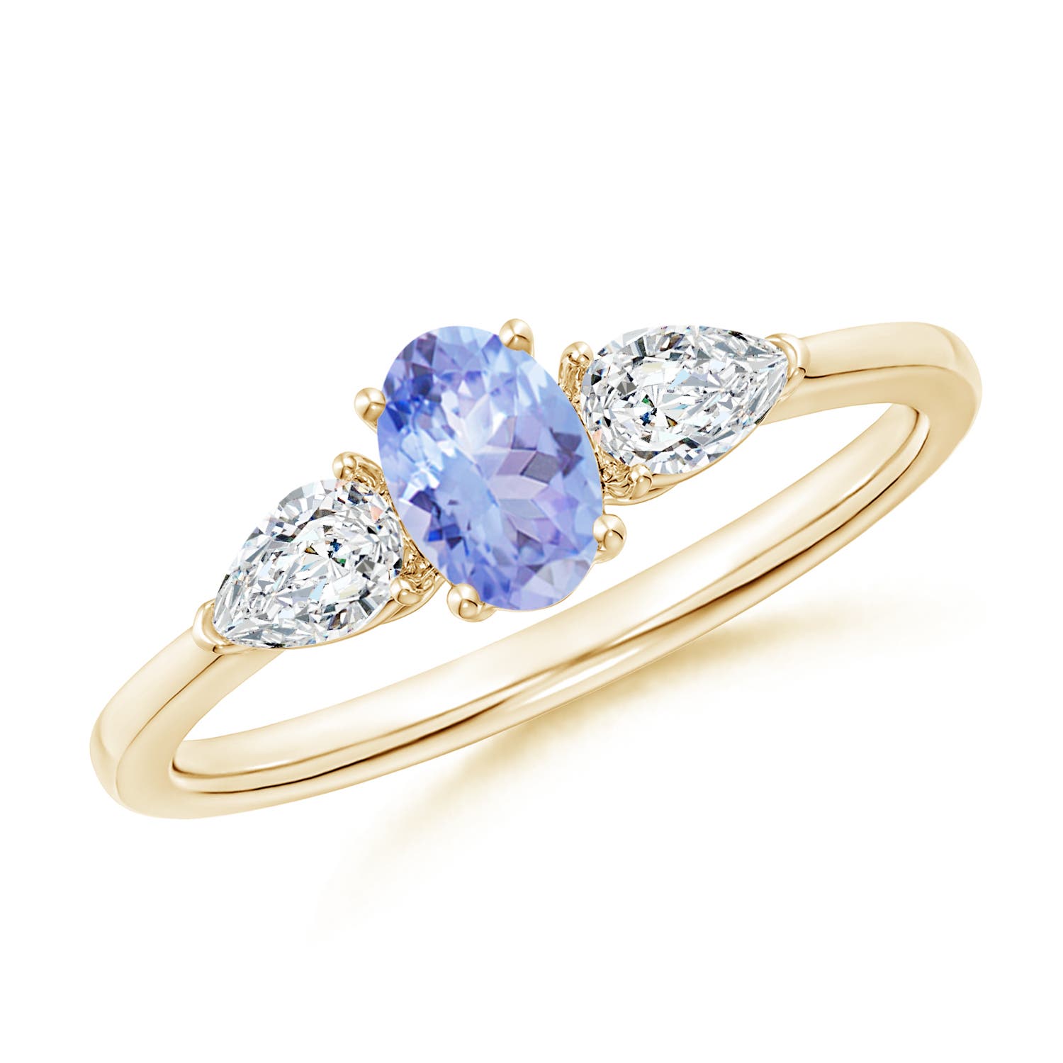 AA - Tanzanite / 0.85 CT / 14 KT Yellow Gold