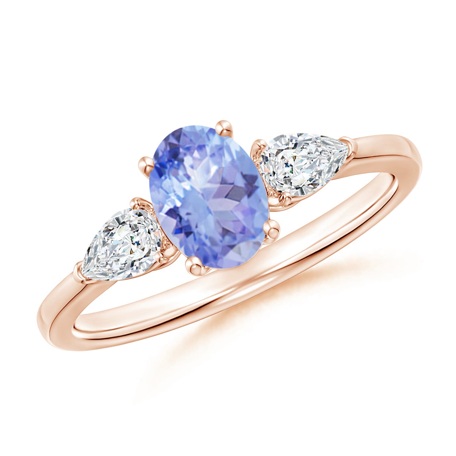 A - Tanzanite / 1.2 CT / 14 KT Rose Gold