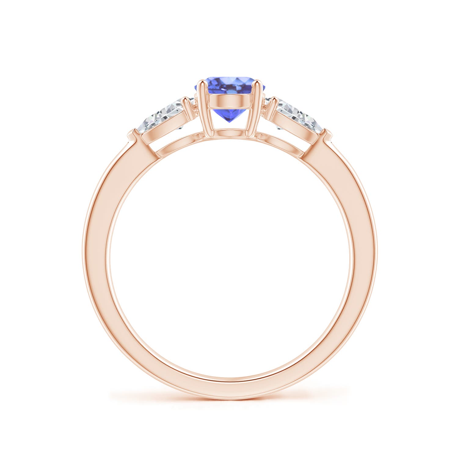 A - Tanzanite / 1.2 CT / 14 KT Rose Gold