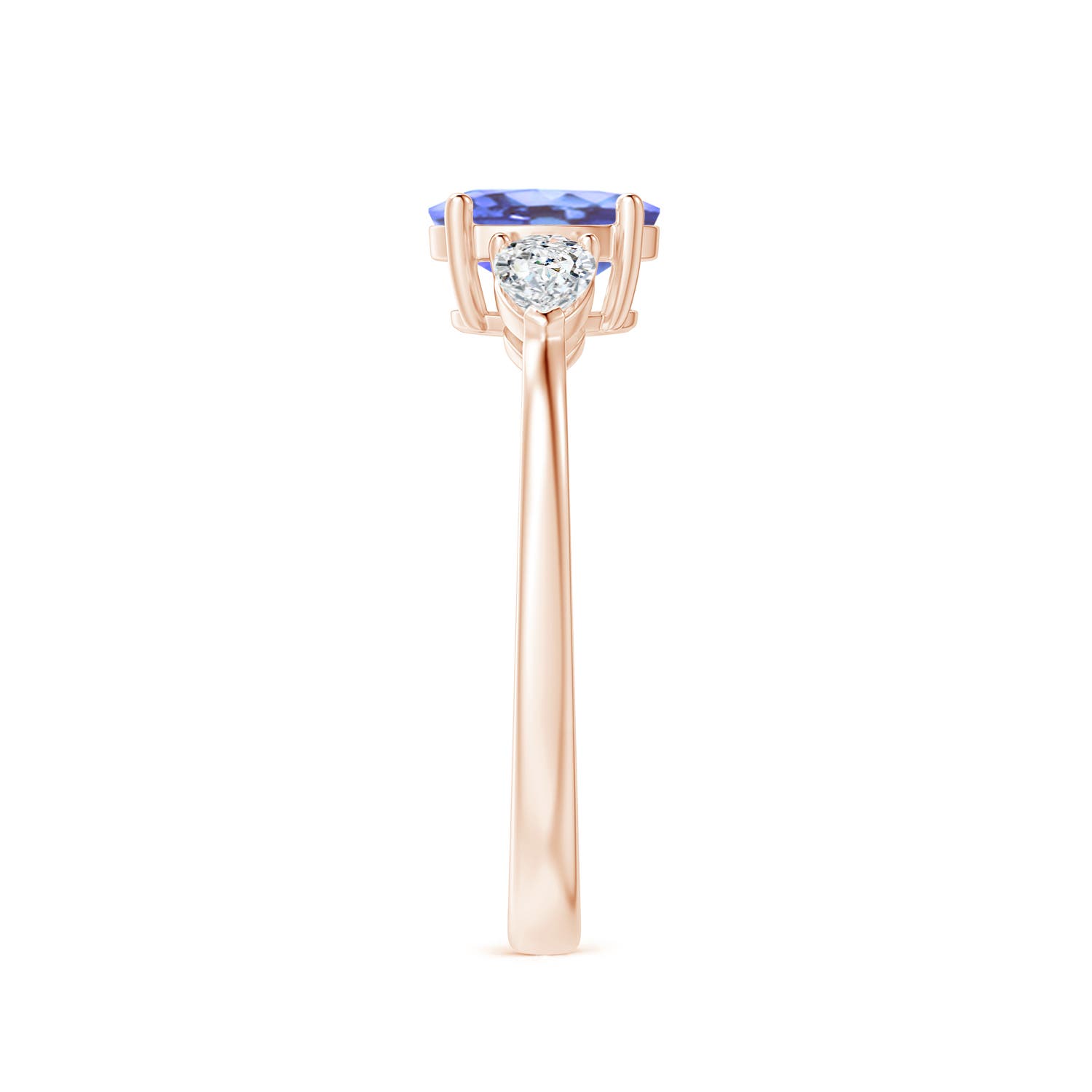 A - Tanzanite / 1.2 CT / 14 KT Rose Gold