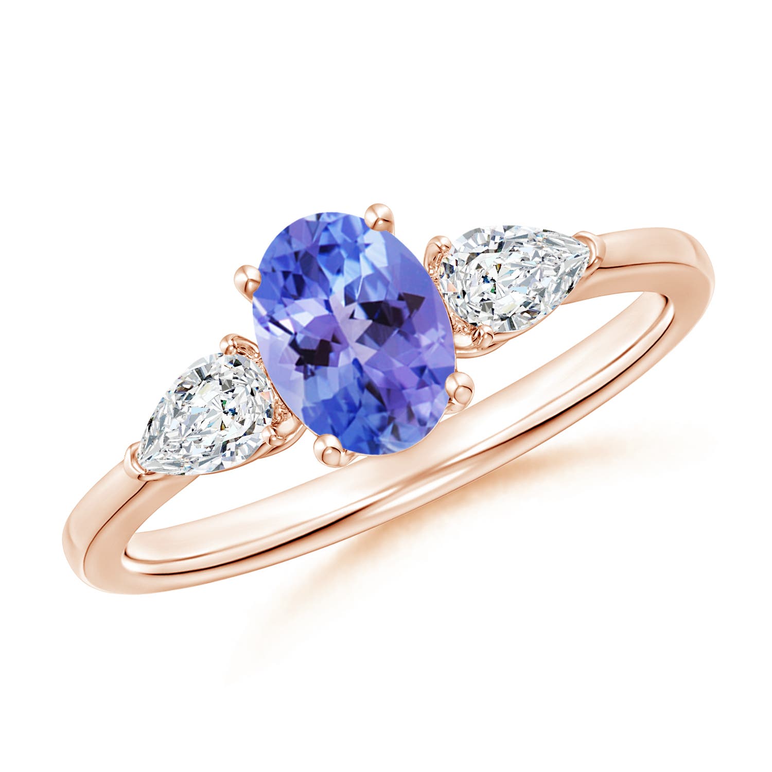 AA - Tanzanite / 1.2 CT / 14 KT Rose Gold