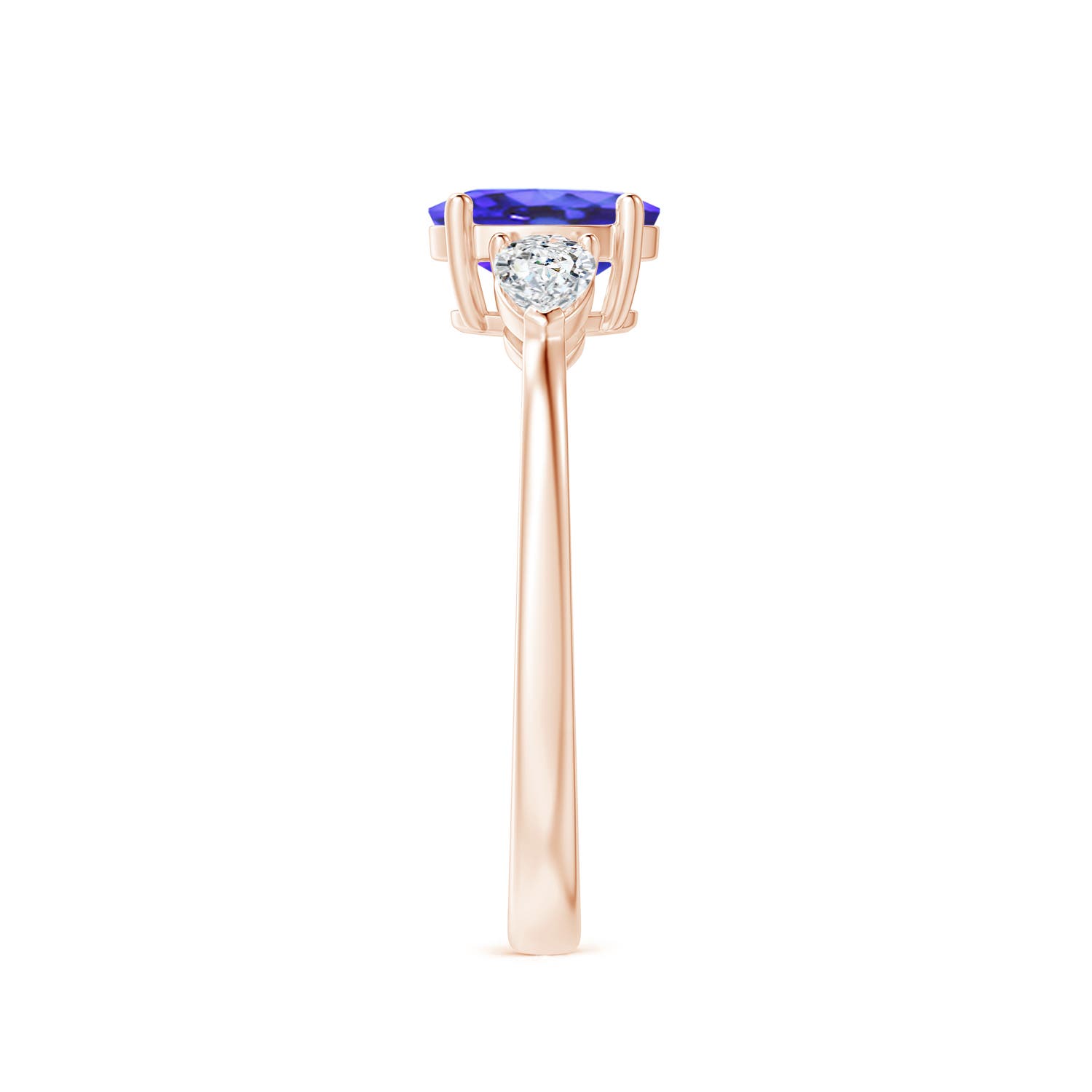 AA - Tanzanite / 1.2 CT / 14 KT Rose Gold