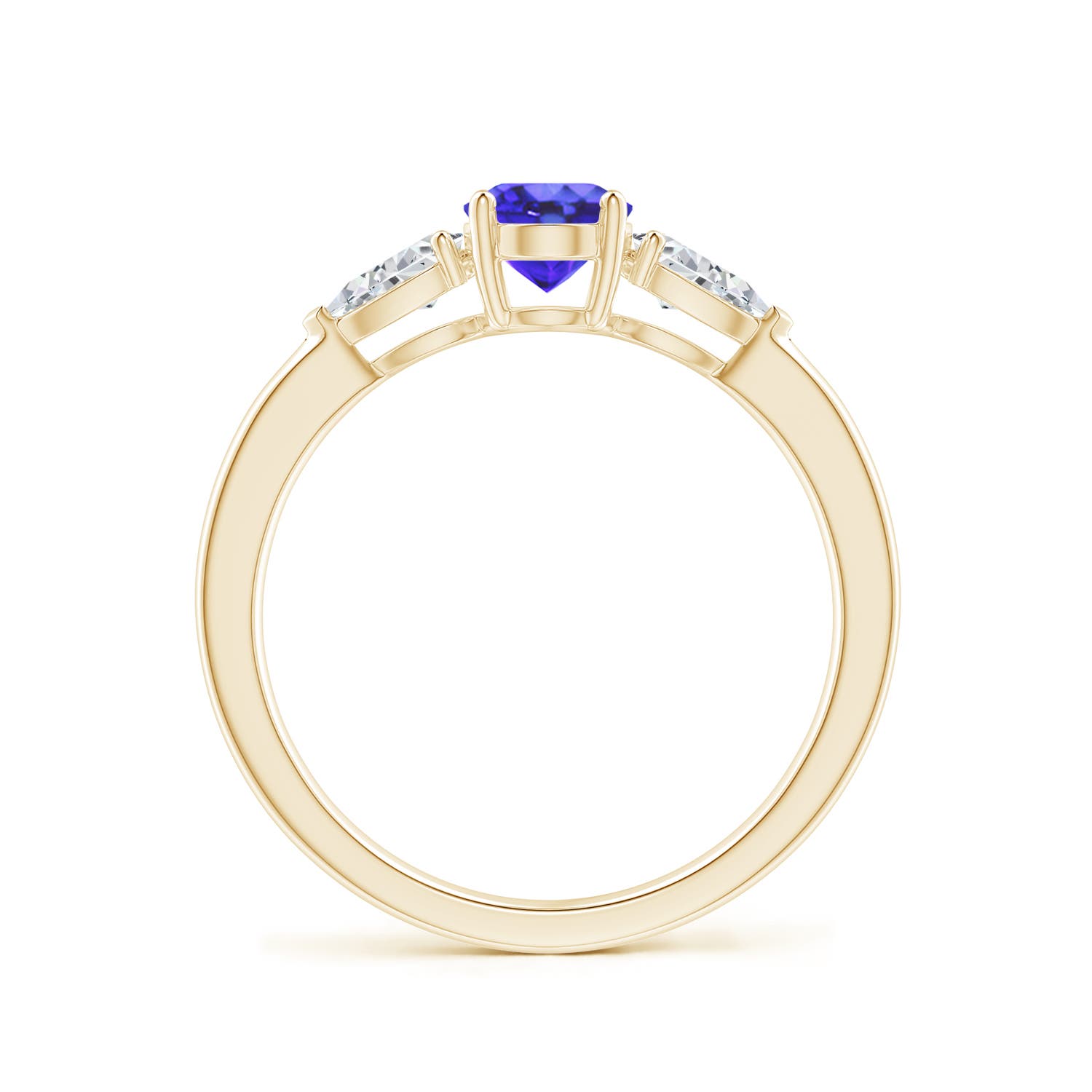 AA - Tanzanite / 1.2 CT / 14 KT Yellow Gold