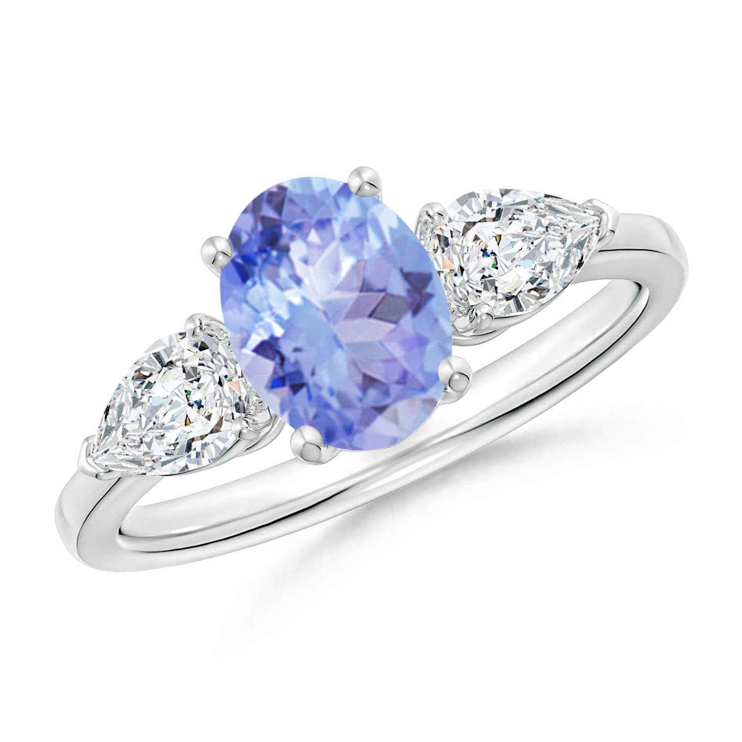 A - Tanzanite / 2.05 CT / 14 KT White Gold