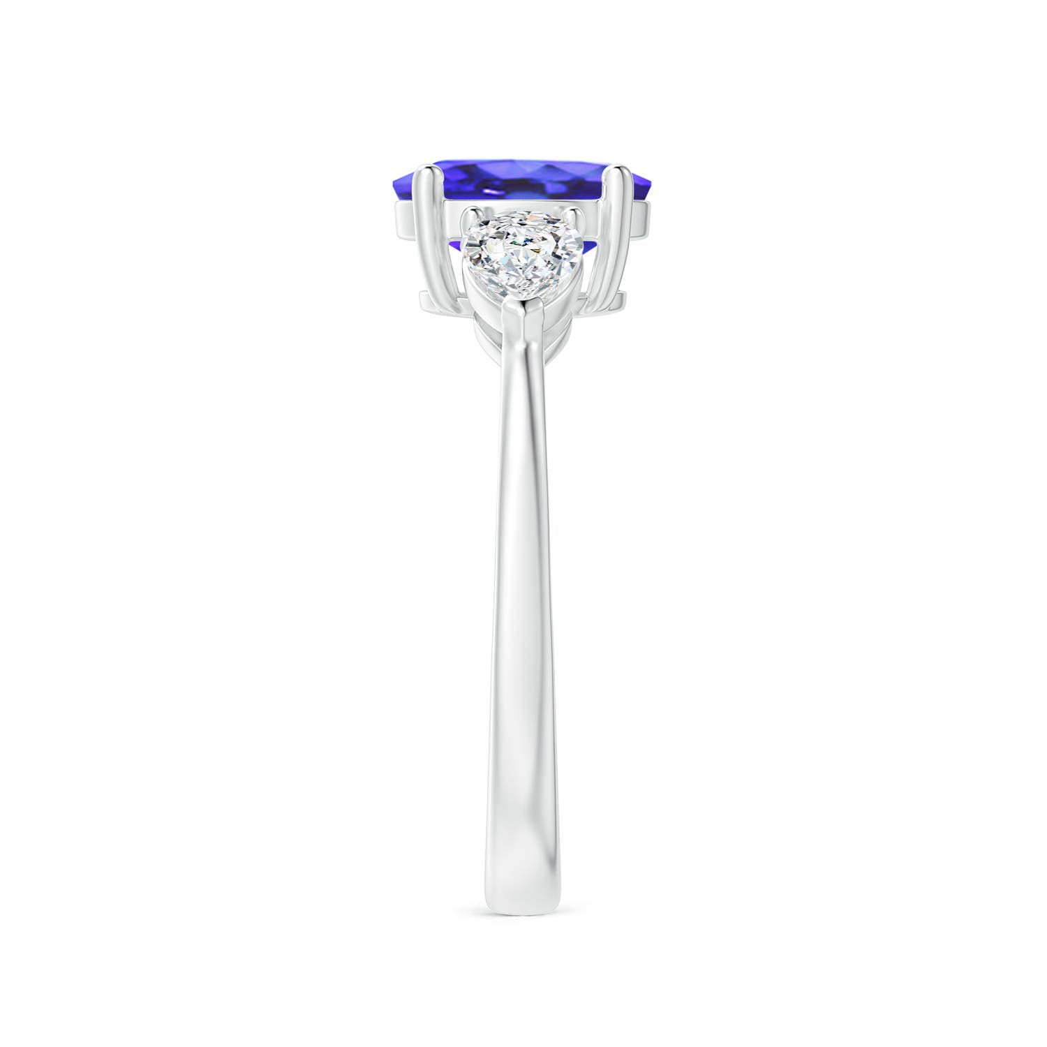 AA - Tanzanite / 2.05 CT / 14 KT White Gold