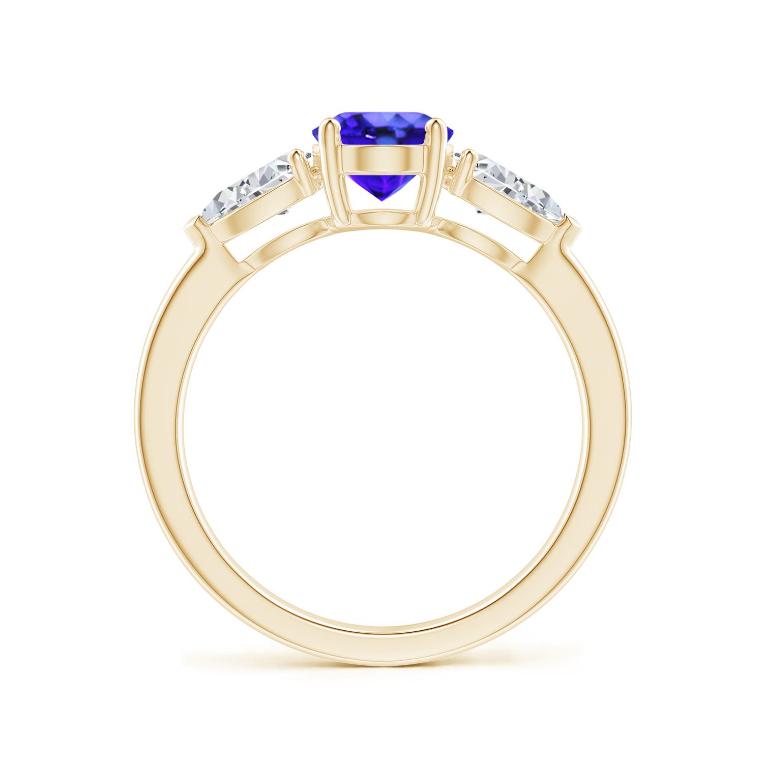 AAA - Tanzanite / 2.05 CT / 14 KT Yellow Gold