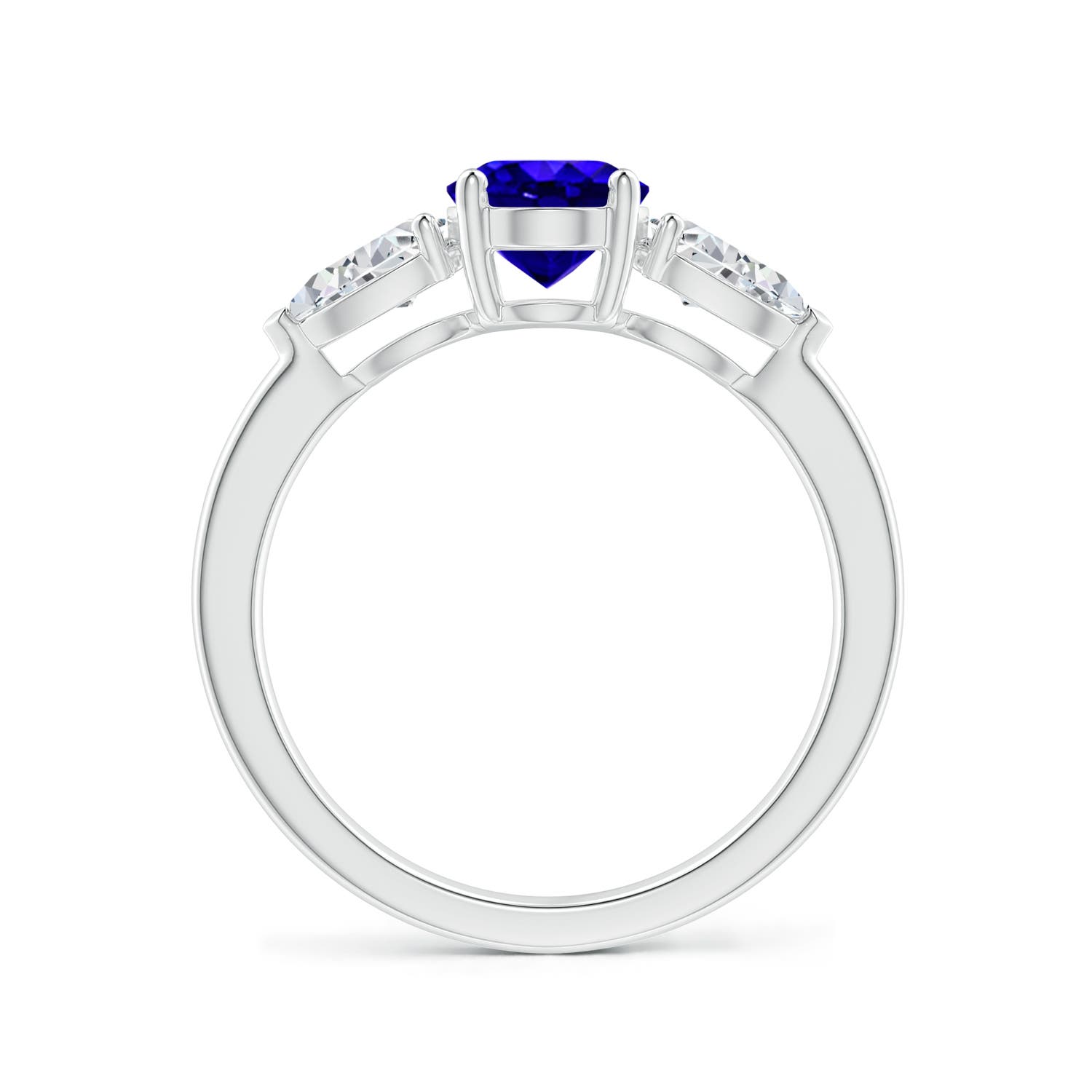 AAAA - Tanzanite / 2.05 CT / 14 KT White Gold